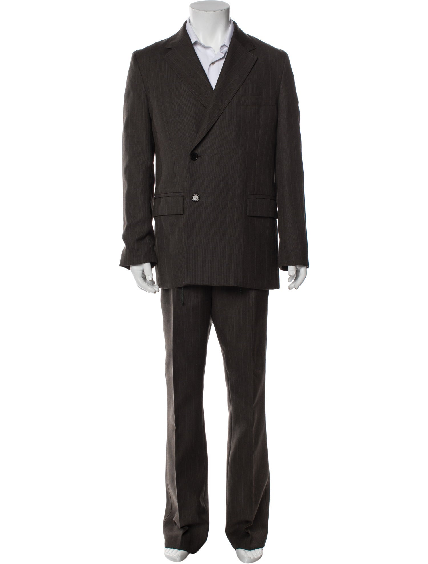 Acne Studios Wool Striped Two-Piece Suit