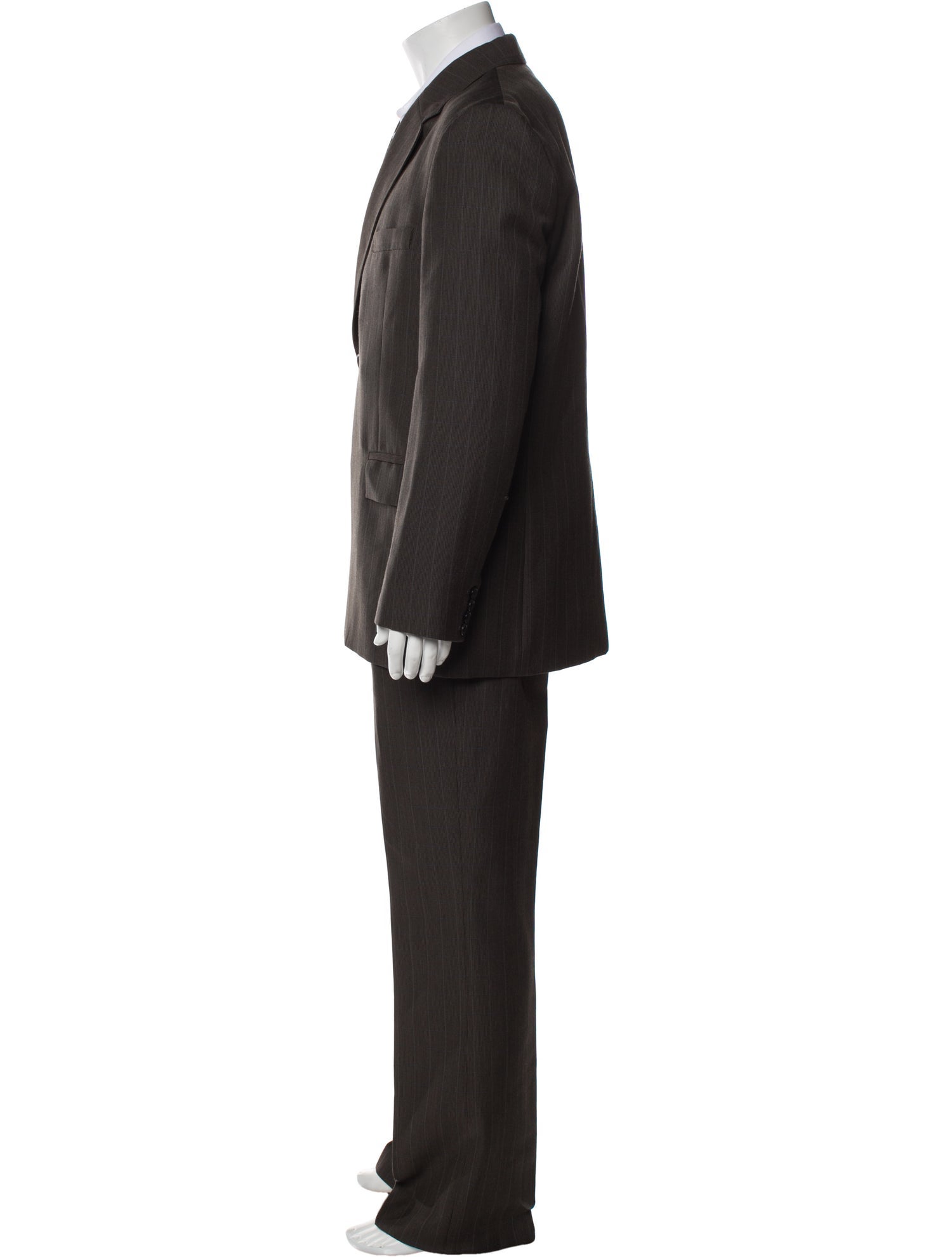 Acne Studios Wool Striped Two-Piece Suit