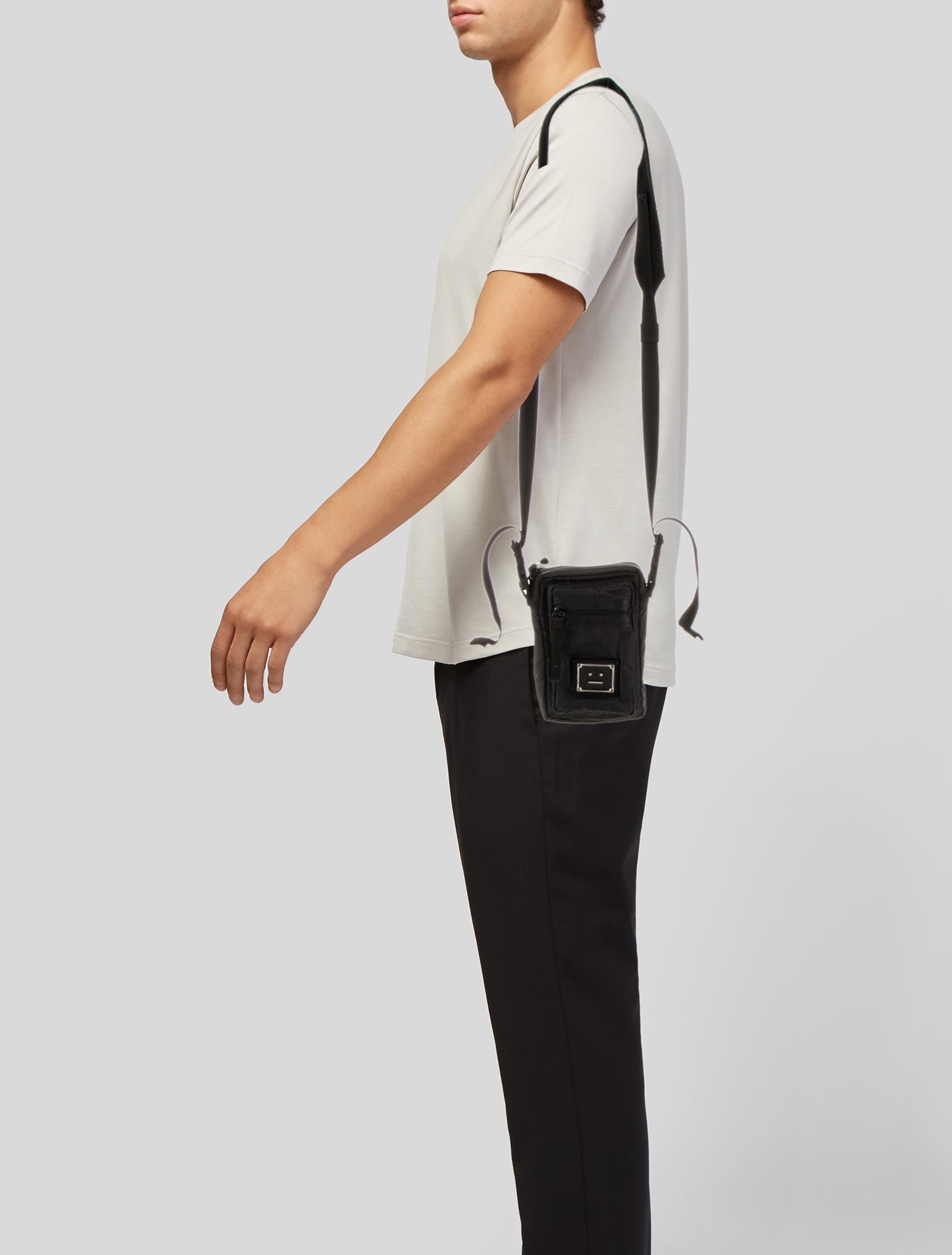 Acne Studios Nylon Messenger Bag