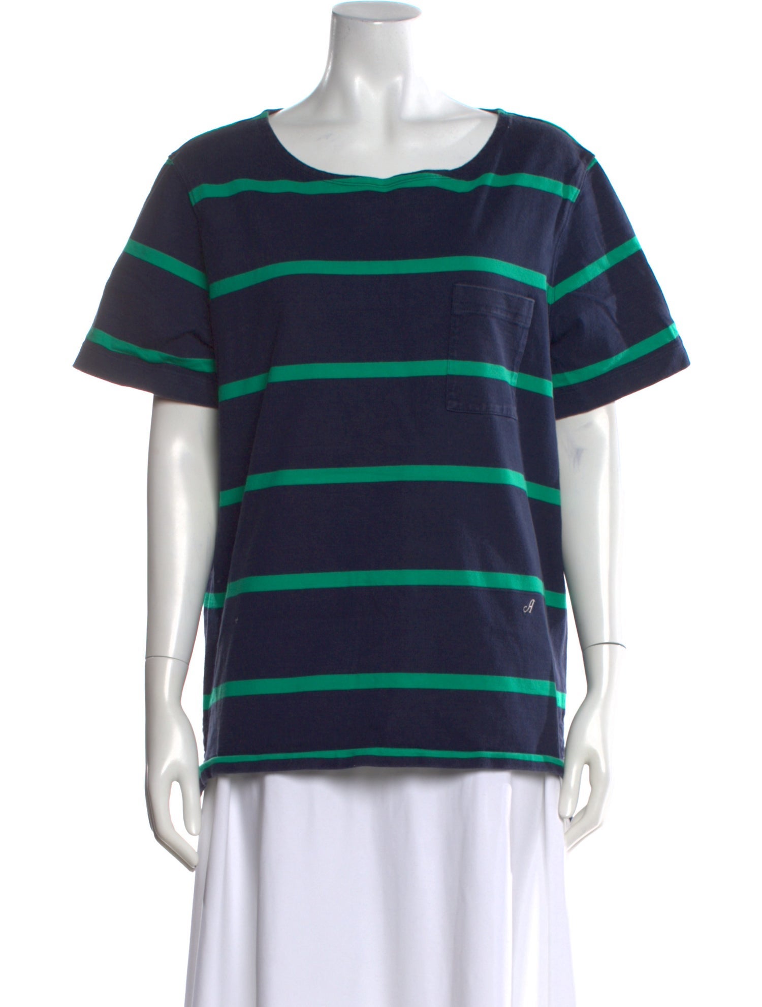 Striped Crew Neck T-Shirt