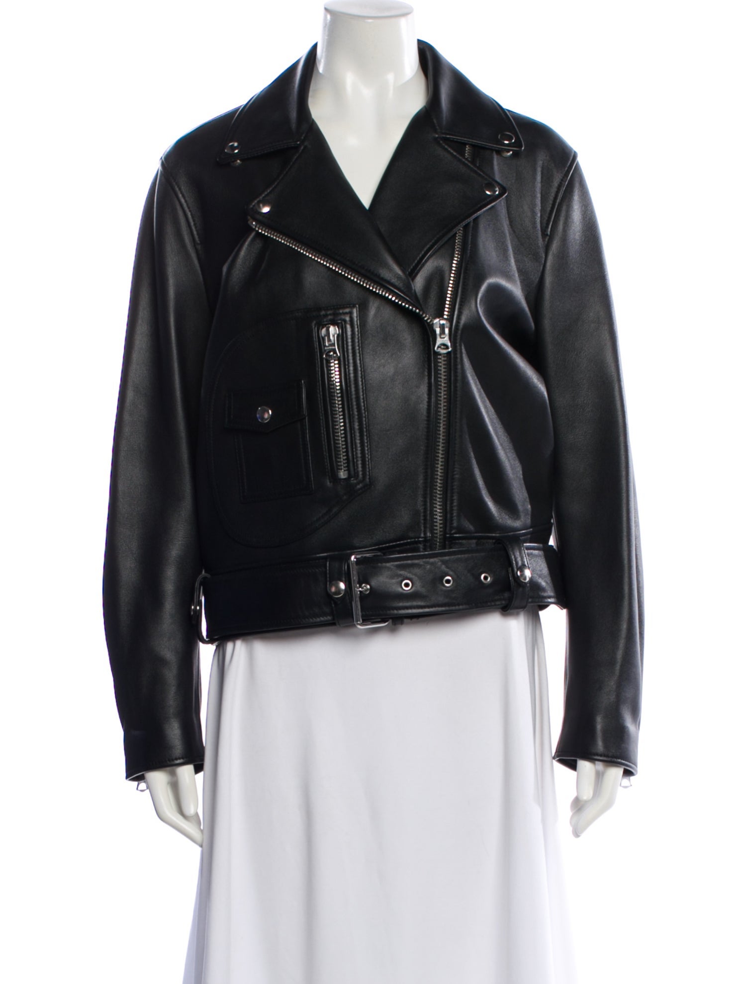 Acne Studios Lamb Leather Biker Jacket
