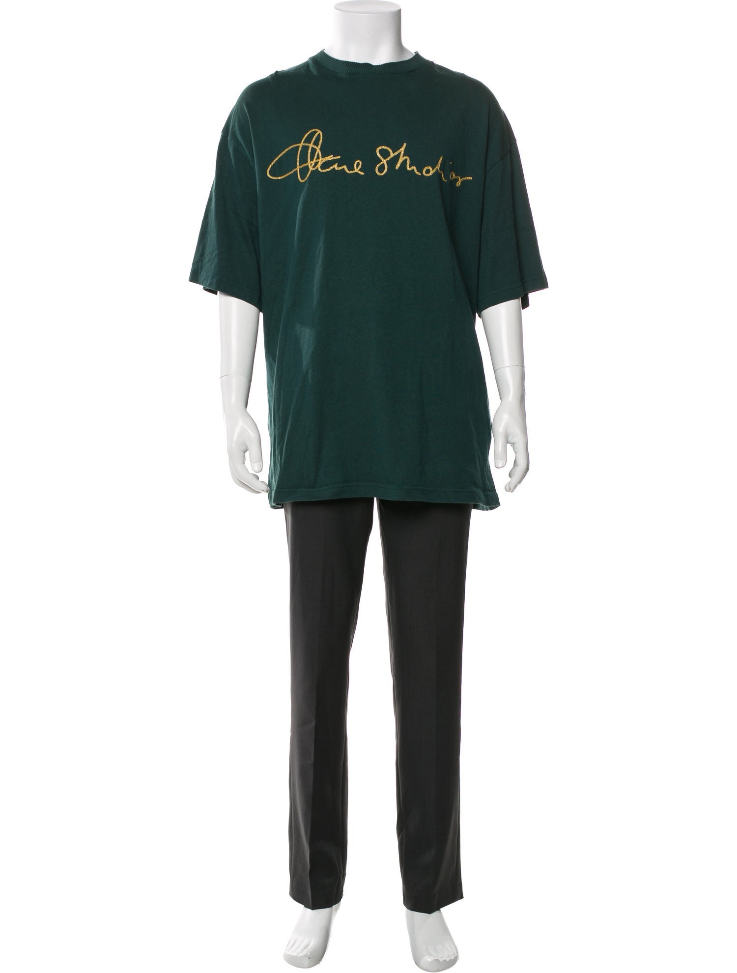 Acne Studios Graphic Print Crew Neck T-Shirt