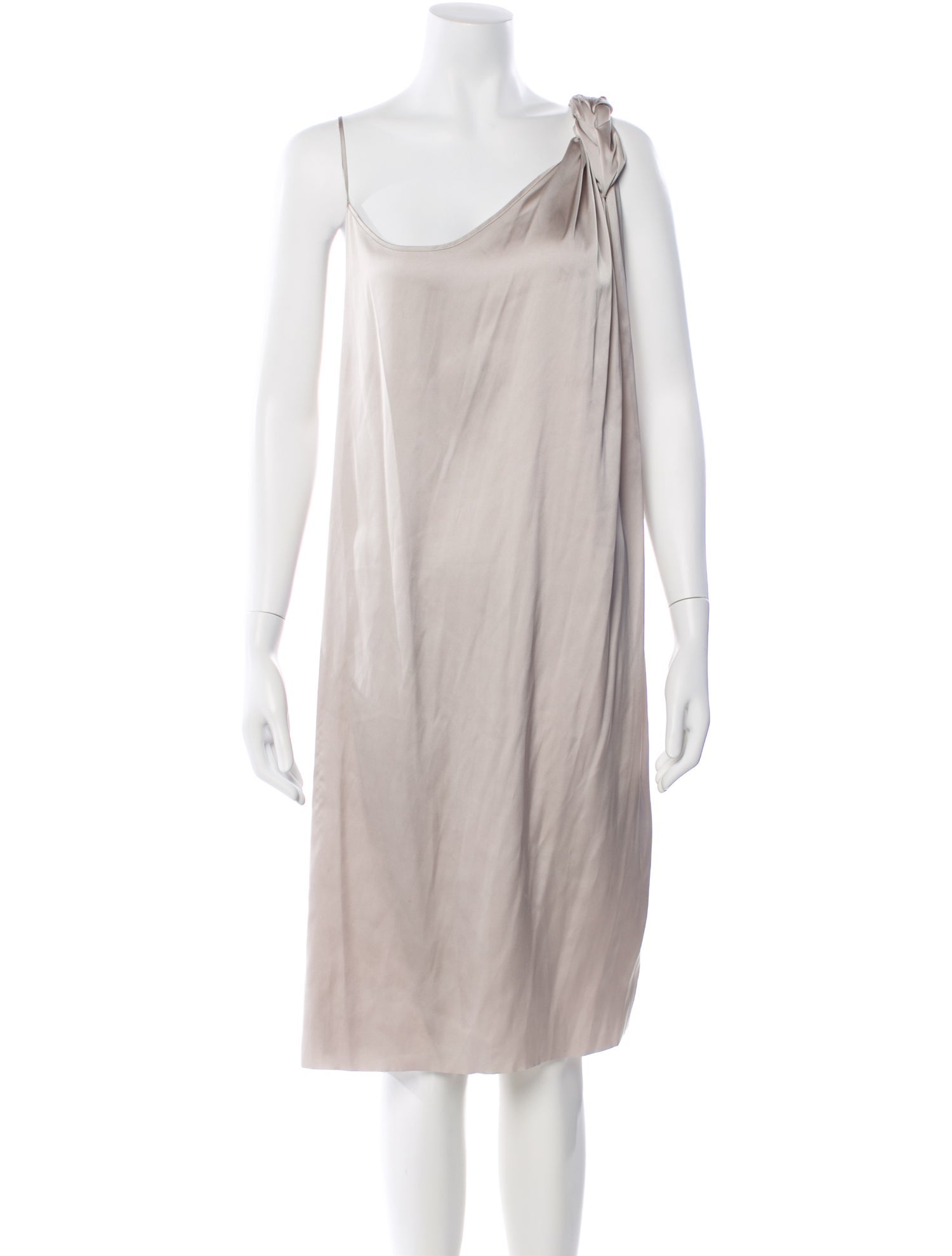 Acne Studios Cowl Neck Midi Length Dress