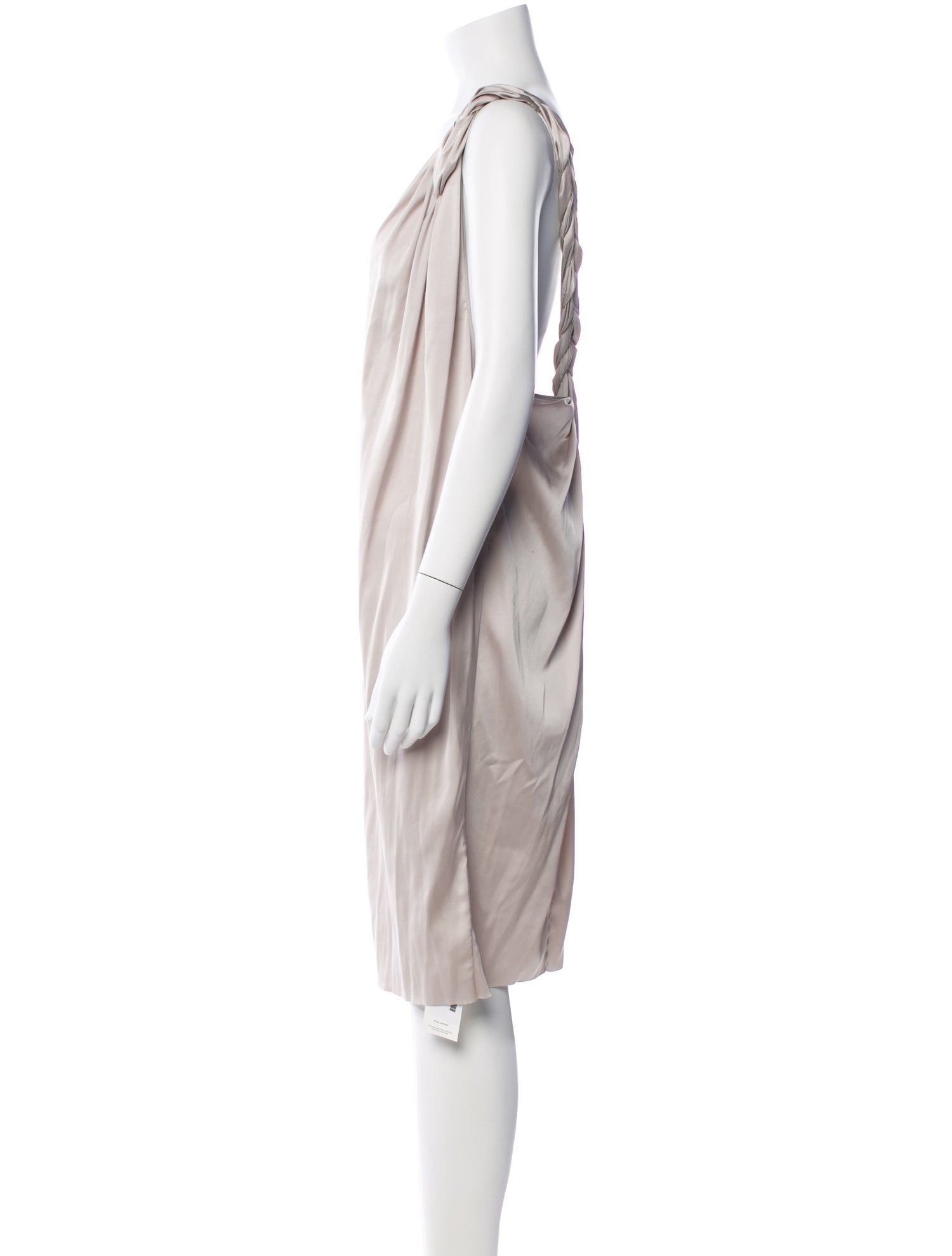 Acne Studios Cowl Neck Midi Length Dress