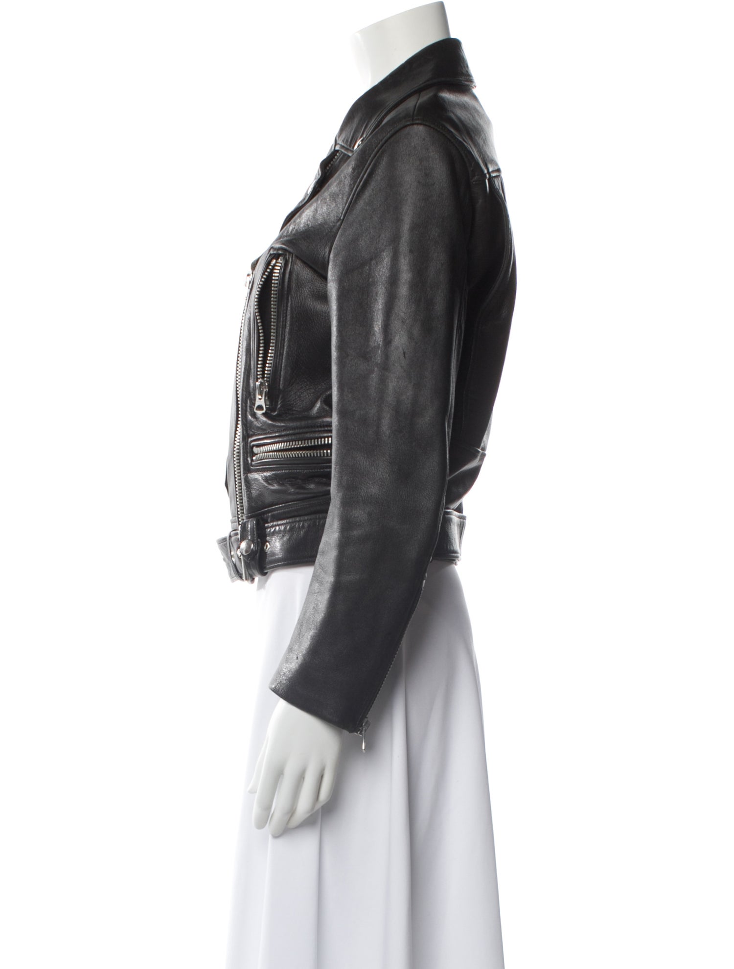Acne Studios Leather Biker Jacket