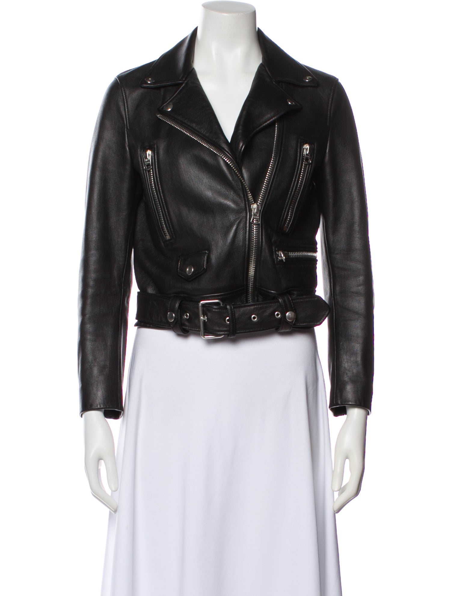 Acne Studios Leather Biker Jacket