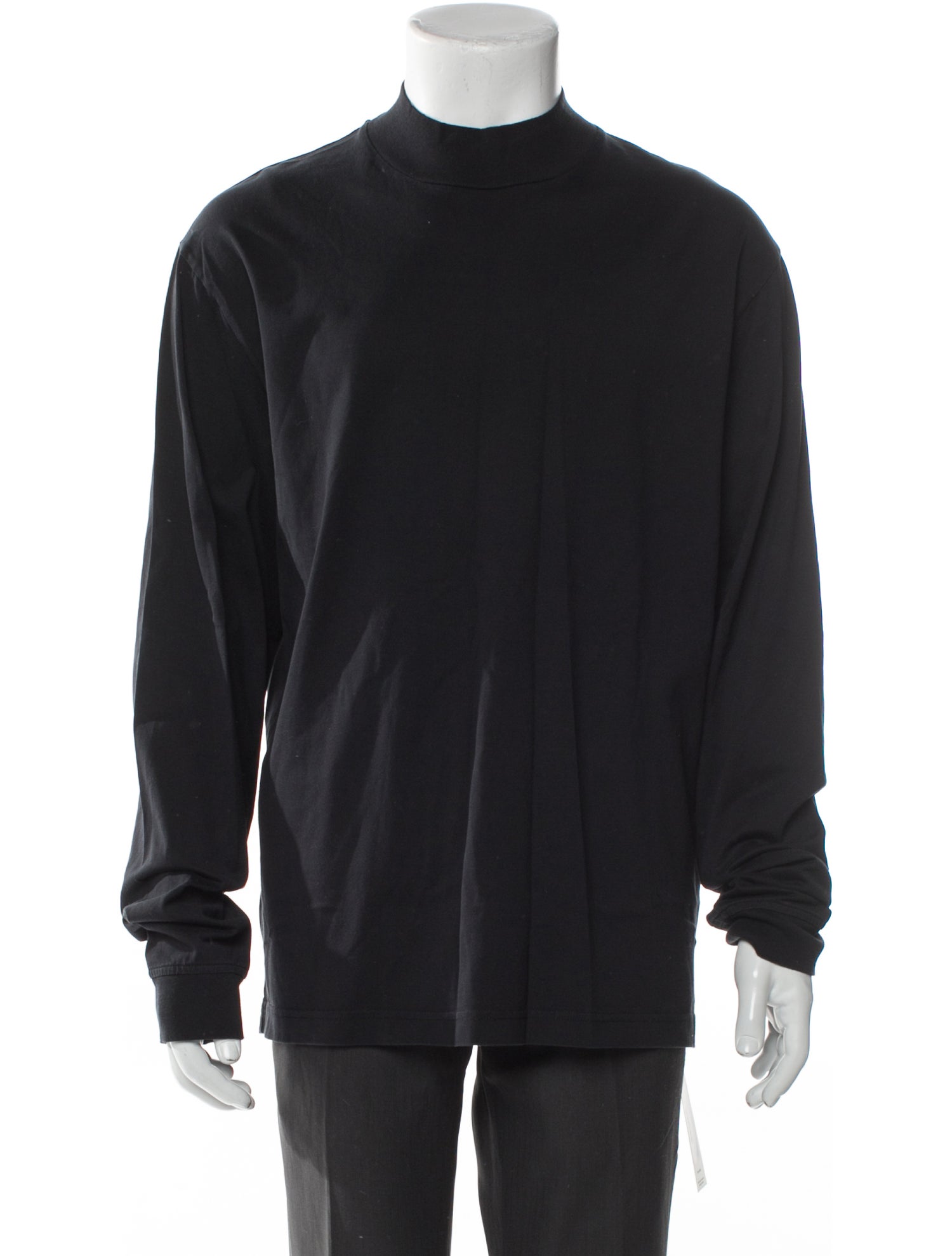 Acne Studios Mock Neck Long Sleeve T-Shirt