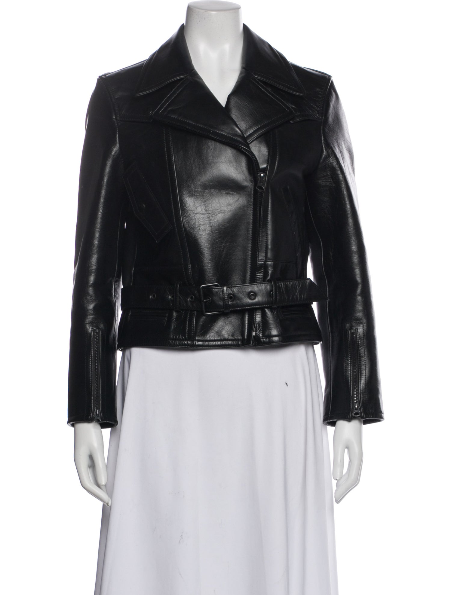 Acne Studios Leather Biker Jacket