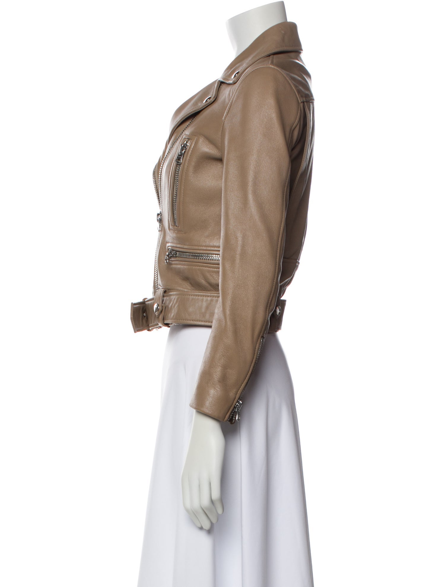 Acne Studios Lamb Leather Biker Jacket