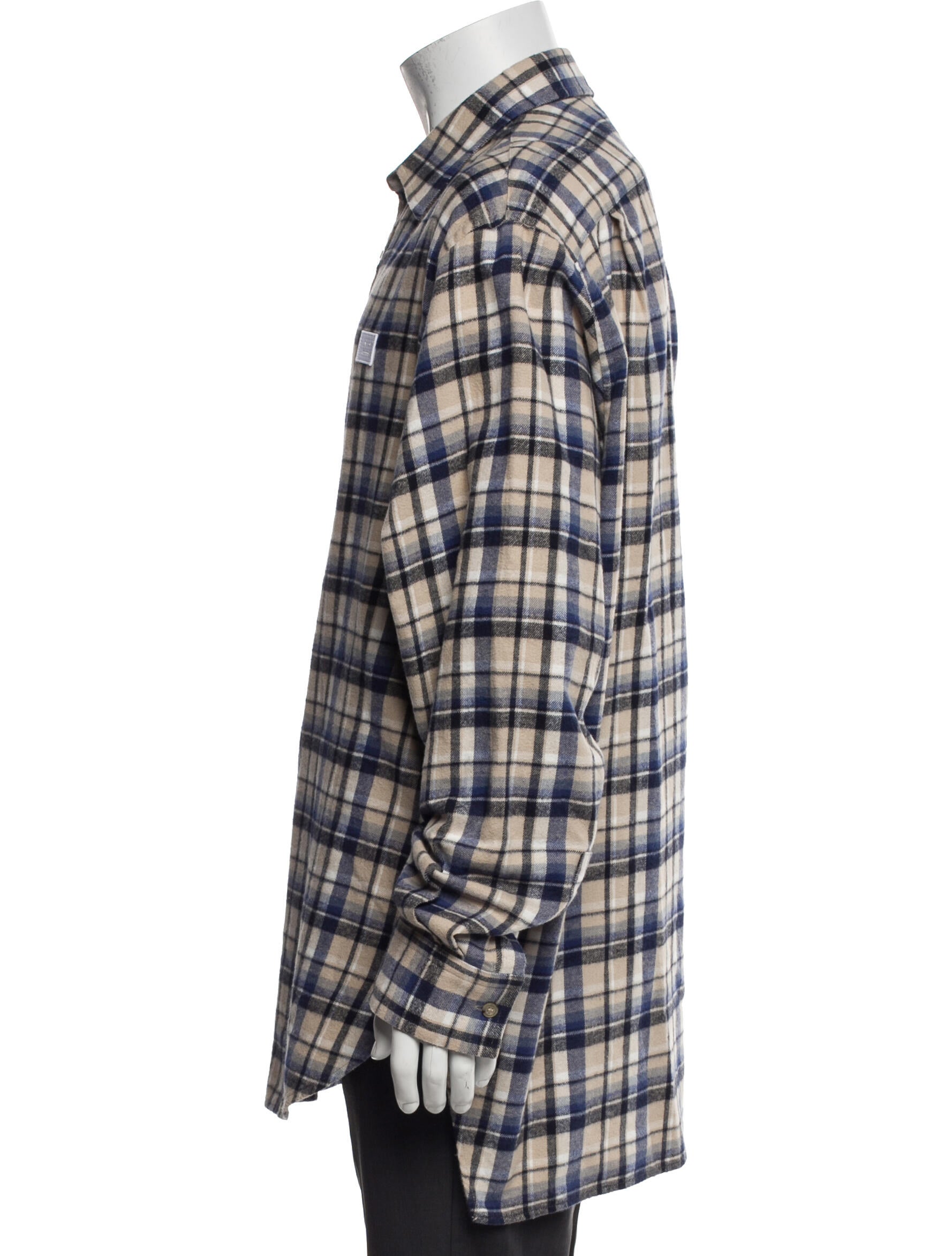 Acne Studios Plaid Print Trucker Jacket