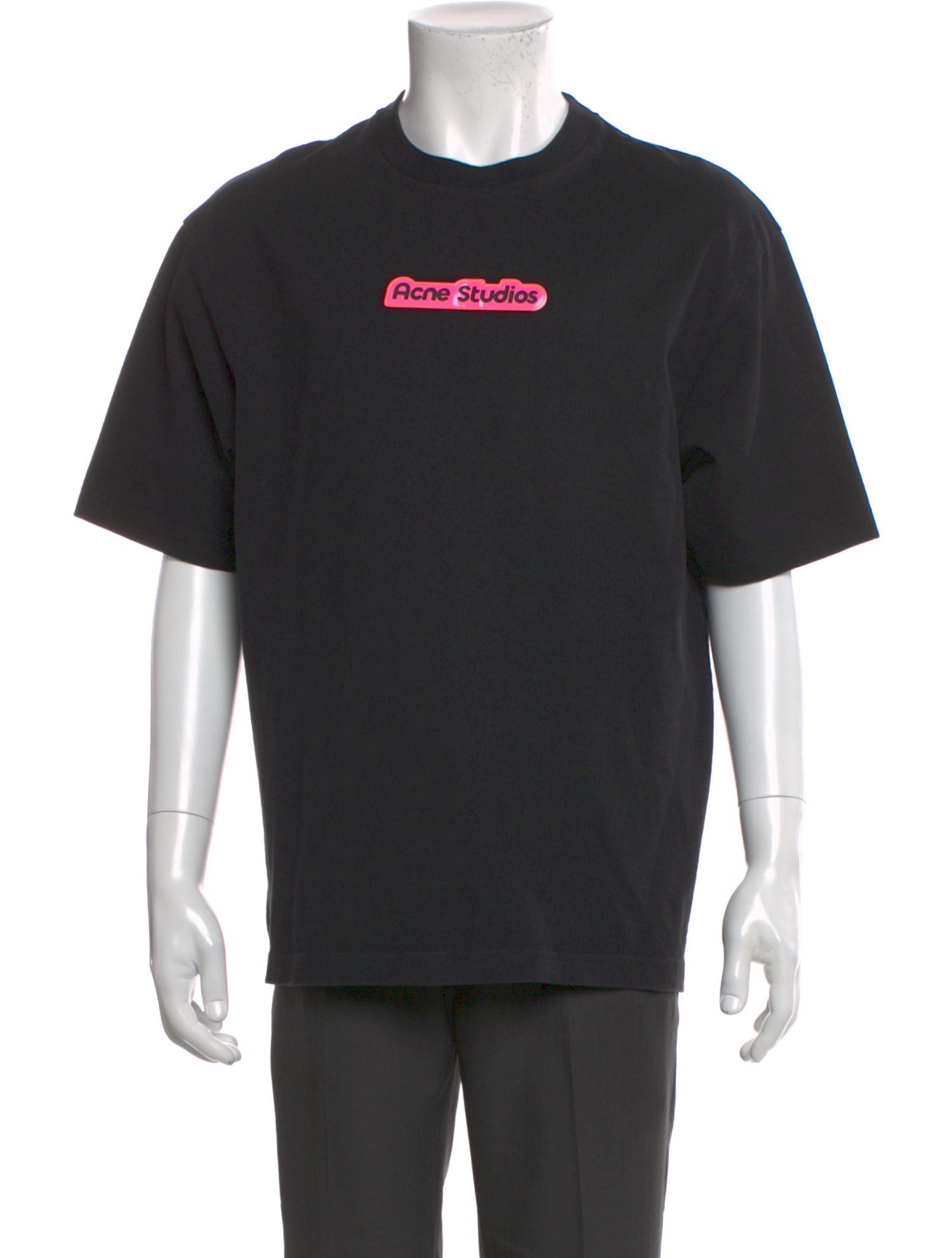 Acne Studios Graphic Print Crew Neck T-Shirt