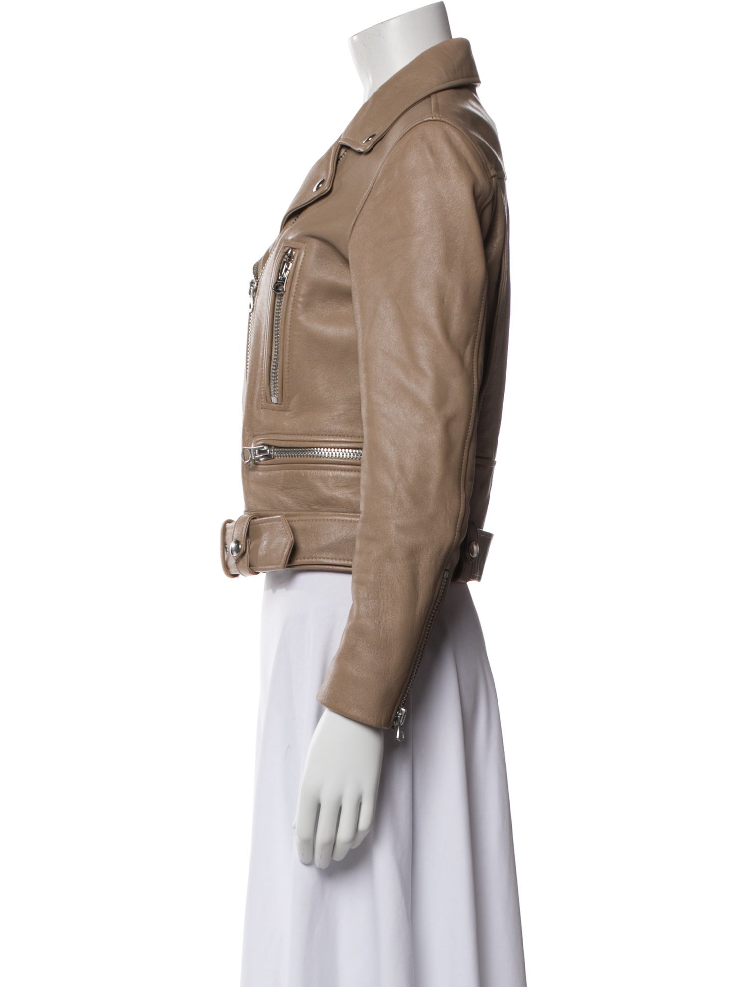 Acne Studios Lamb Leather Biker Jacket