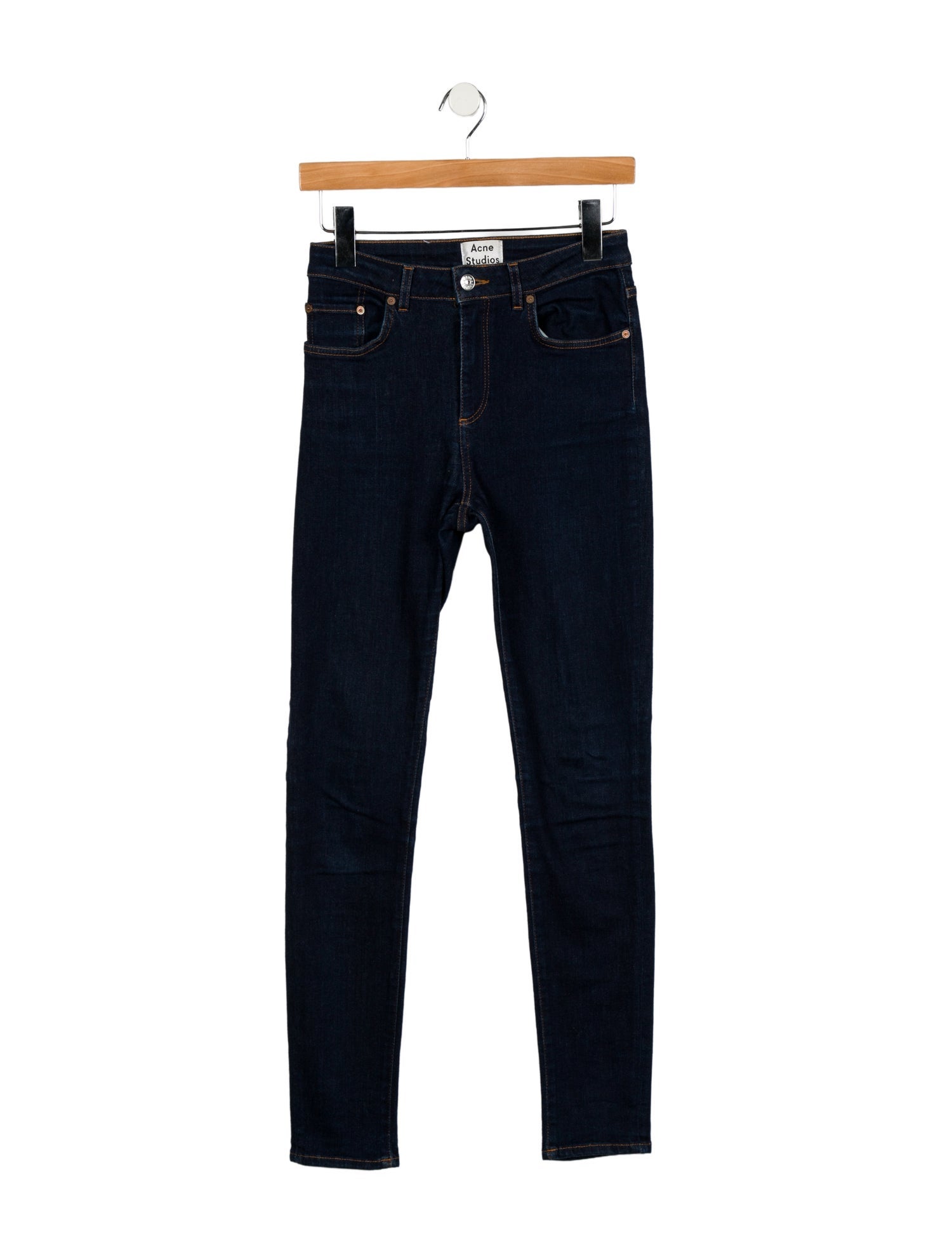 Acne Studios Mid-Rise Skinny Leg Jeans