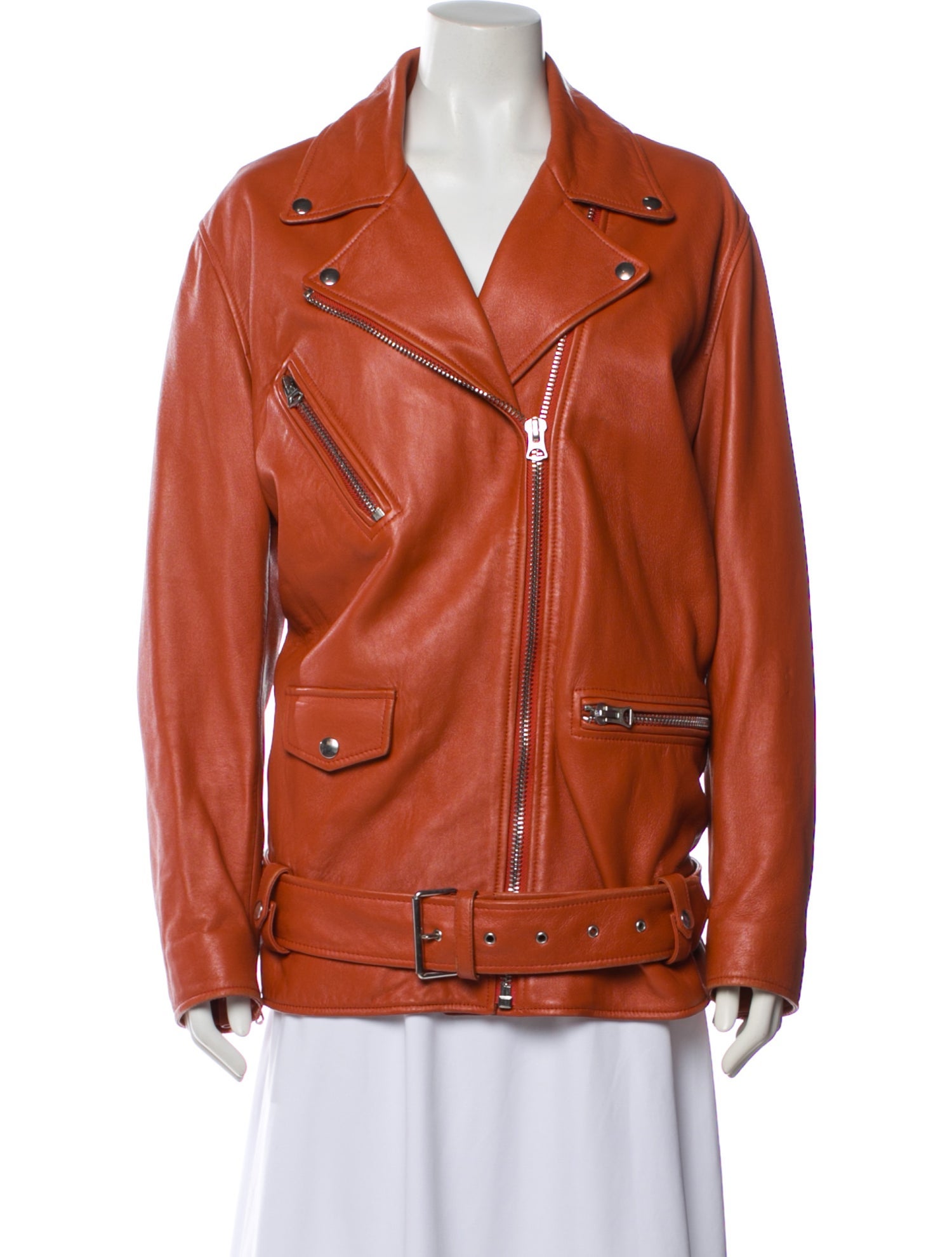 Acne Studios Lamb Leather Biker Jacket