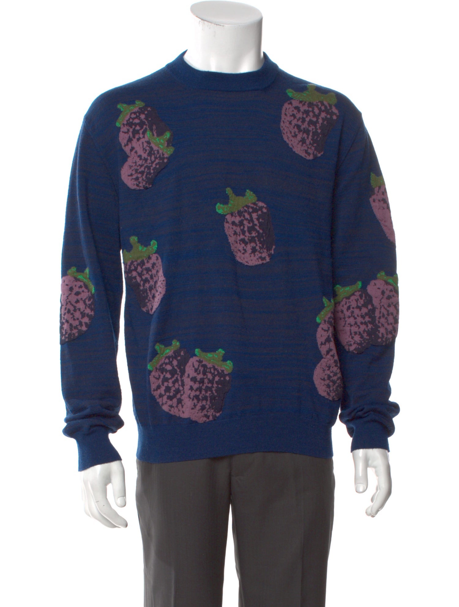 Acne Studios Printed Crew Neck Pullover