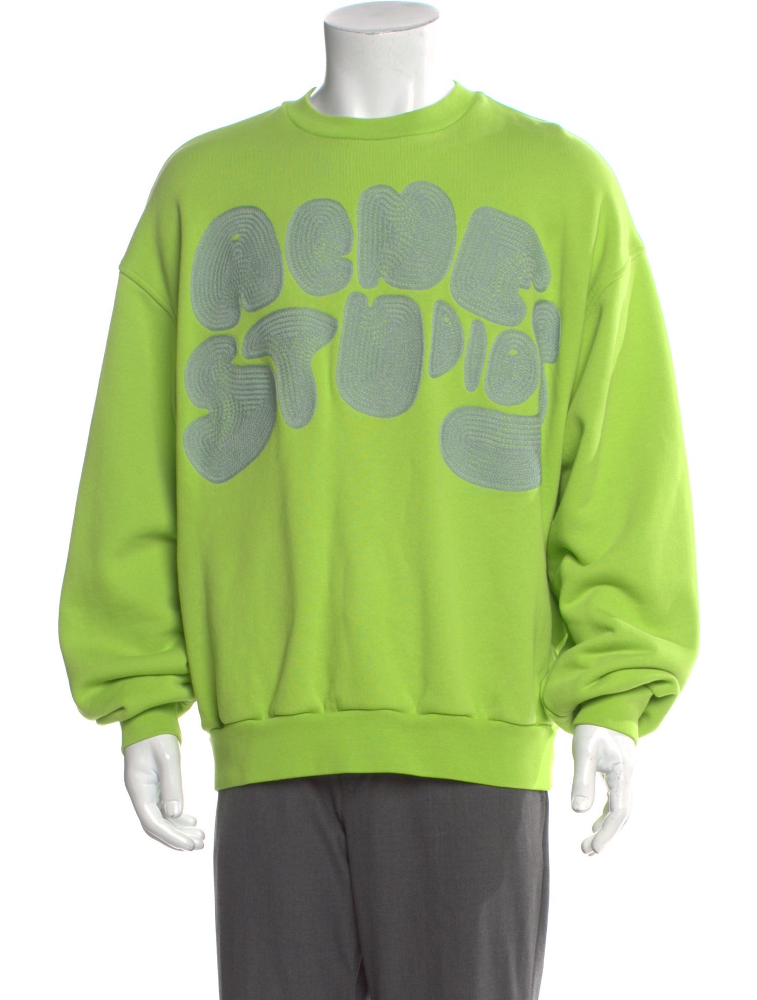 Acne Studios Graphic Print Crew Neck Sweatshirt