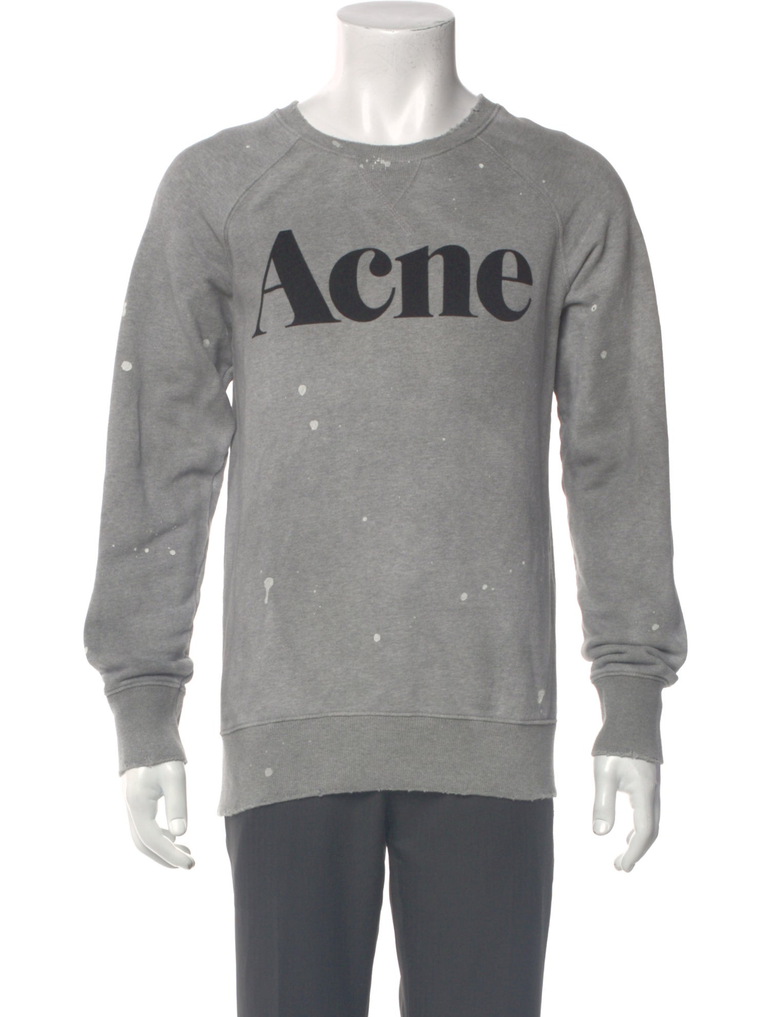 Acne Studios Graphic Print Crew Neck Pullover
