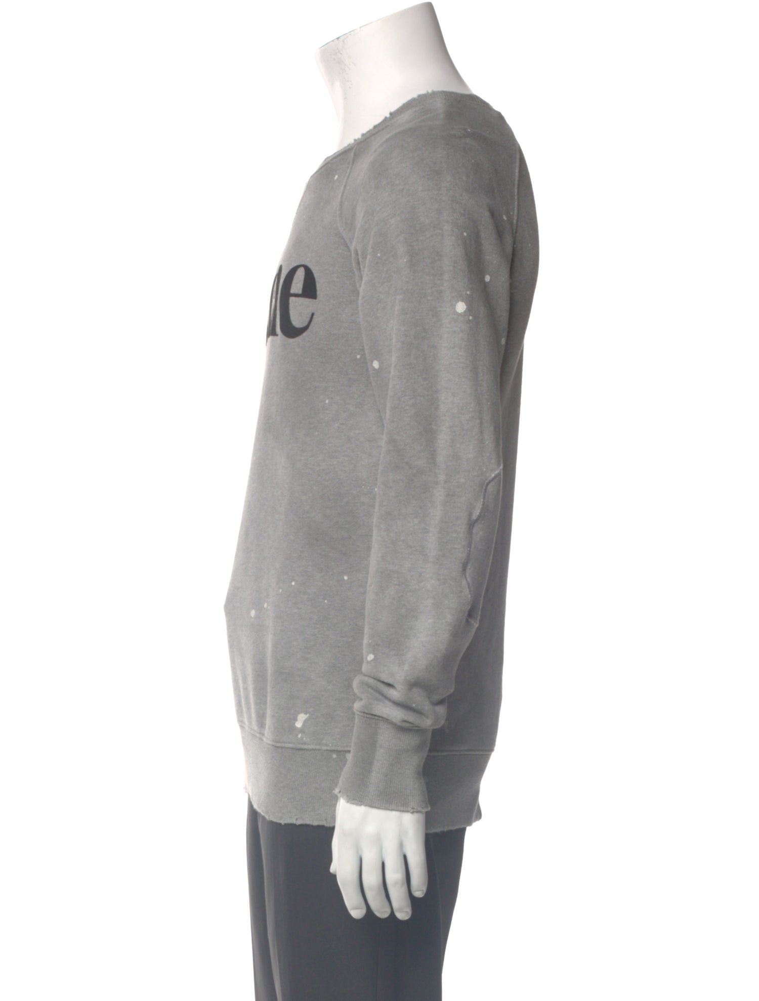 Acne Studios Graphic Print Crew Neck Pullover