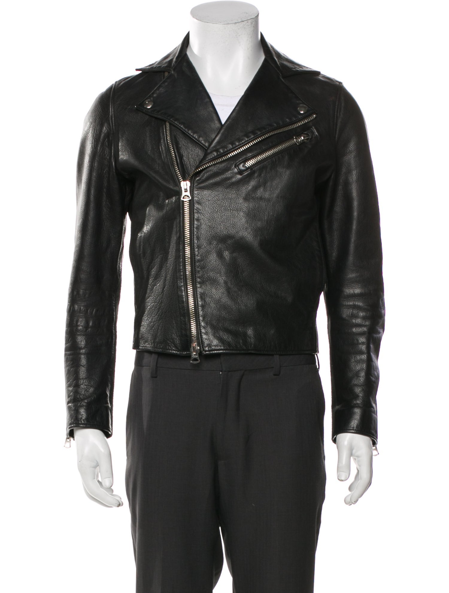 Acne Studios Calf Leather Moto Jacket
