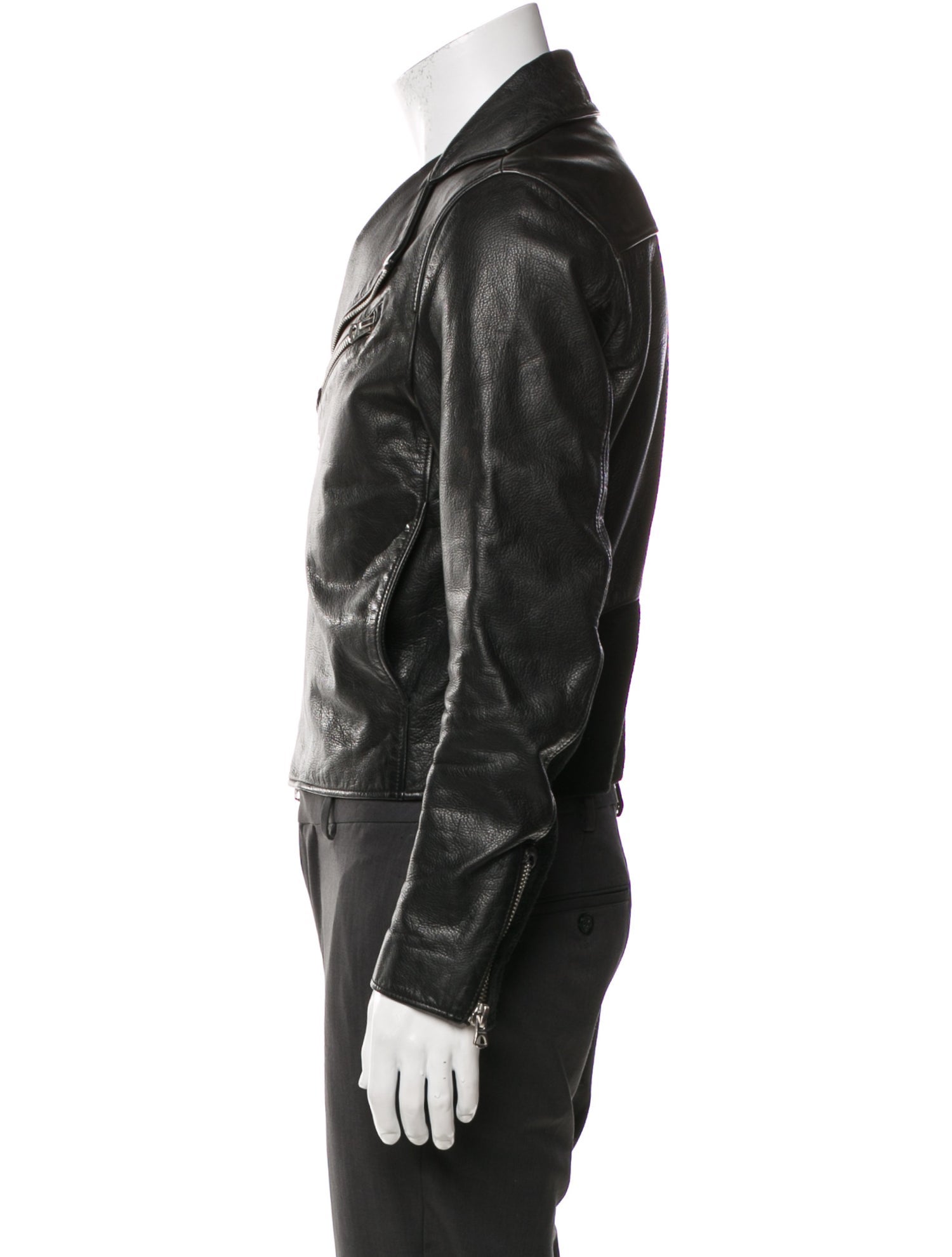 Acne Studios Calf Leather Moto Jacket