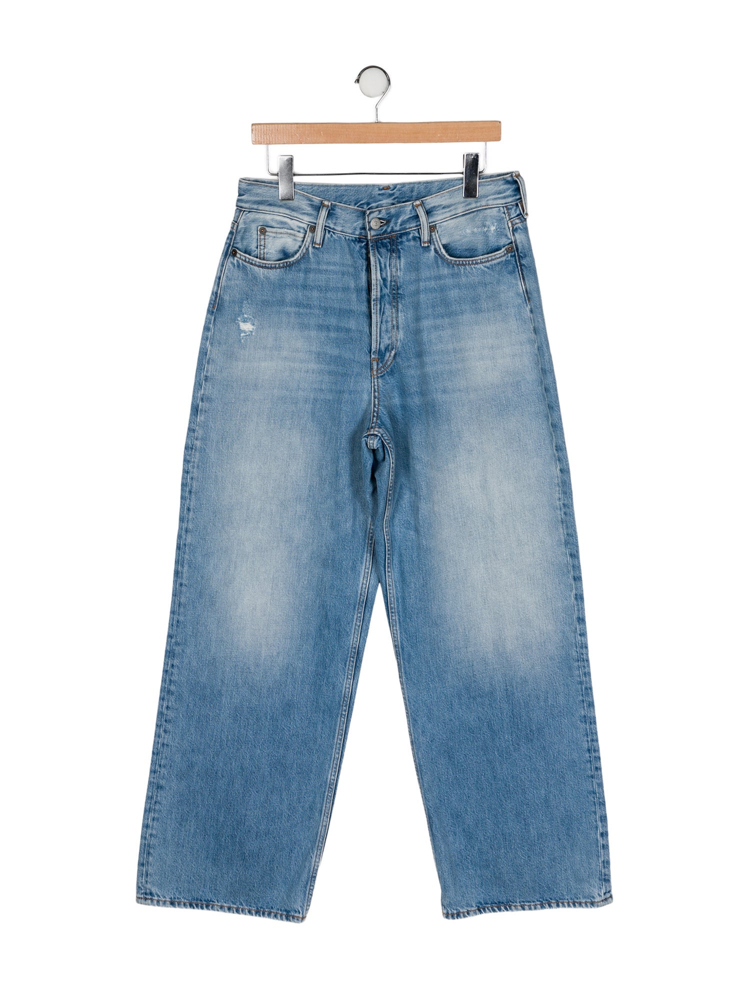 Acne Studios High-Rise Wide Leg Jeans