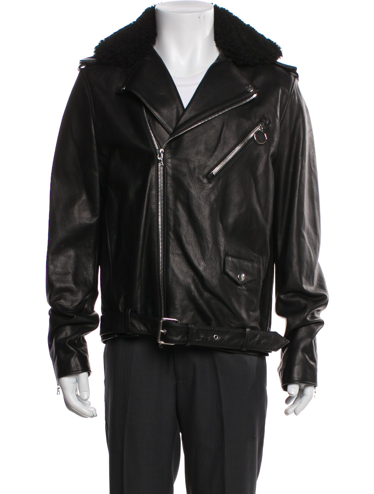 Acne Studios Leather Moto Jacket w/ Tags