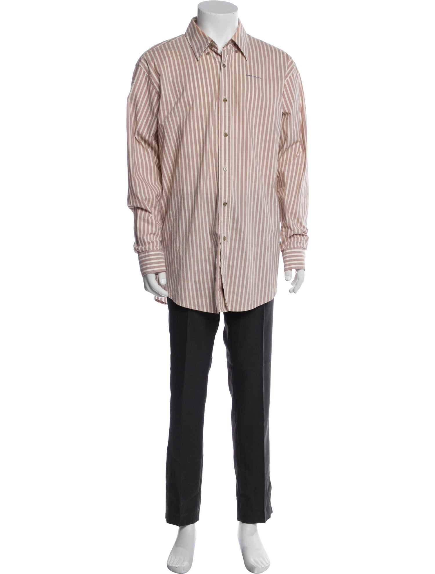 Acne Studios Striped Long Sleeve Shirt