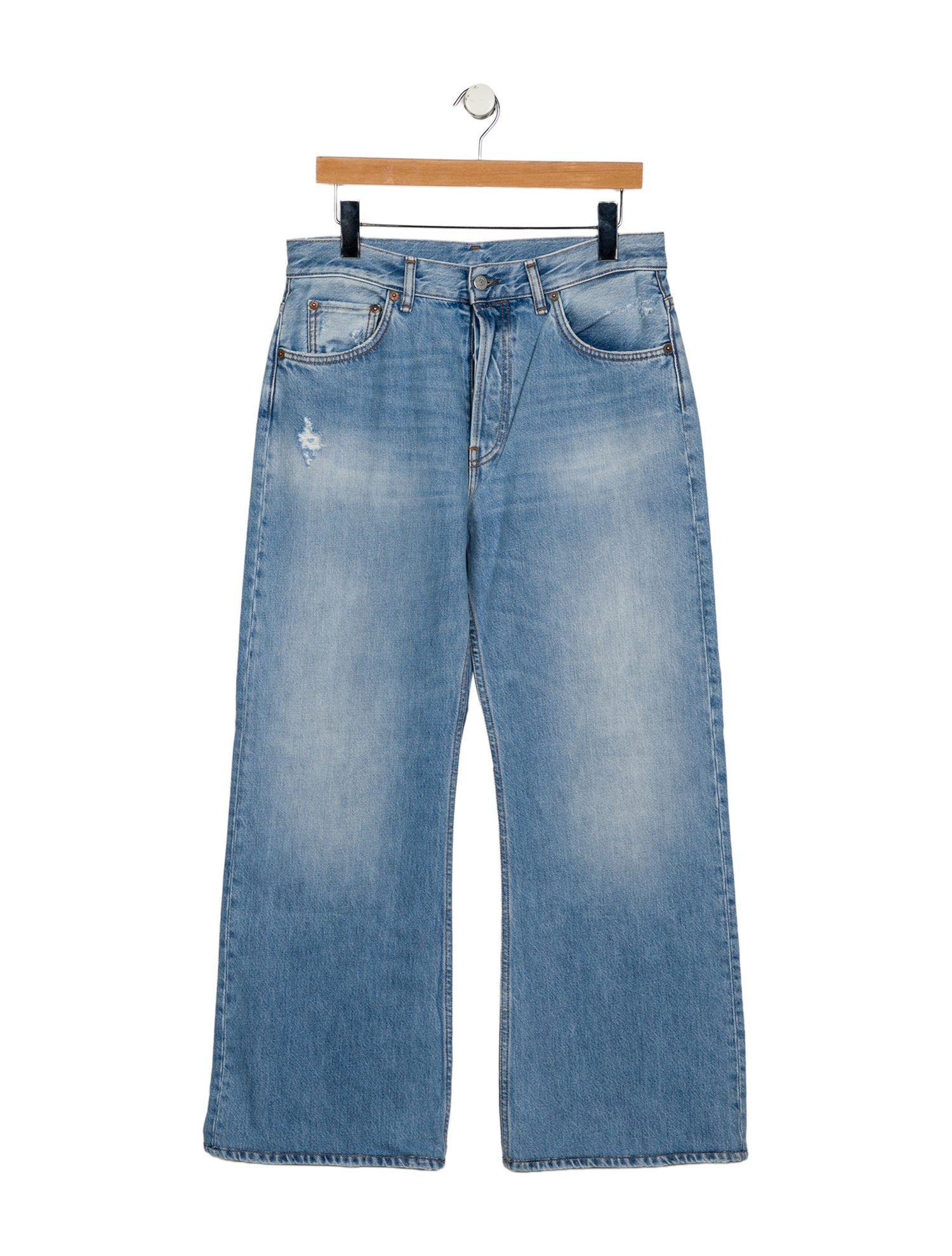 Acne Studios Mid-Rise Straight Leg Jeans