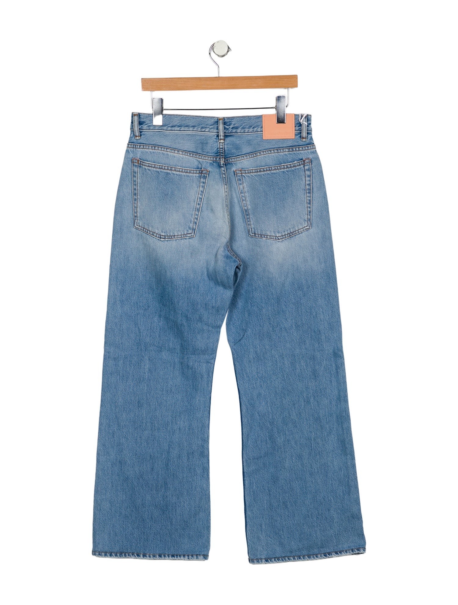 Acne Studios Mid-Rise Straight Leg Jeans