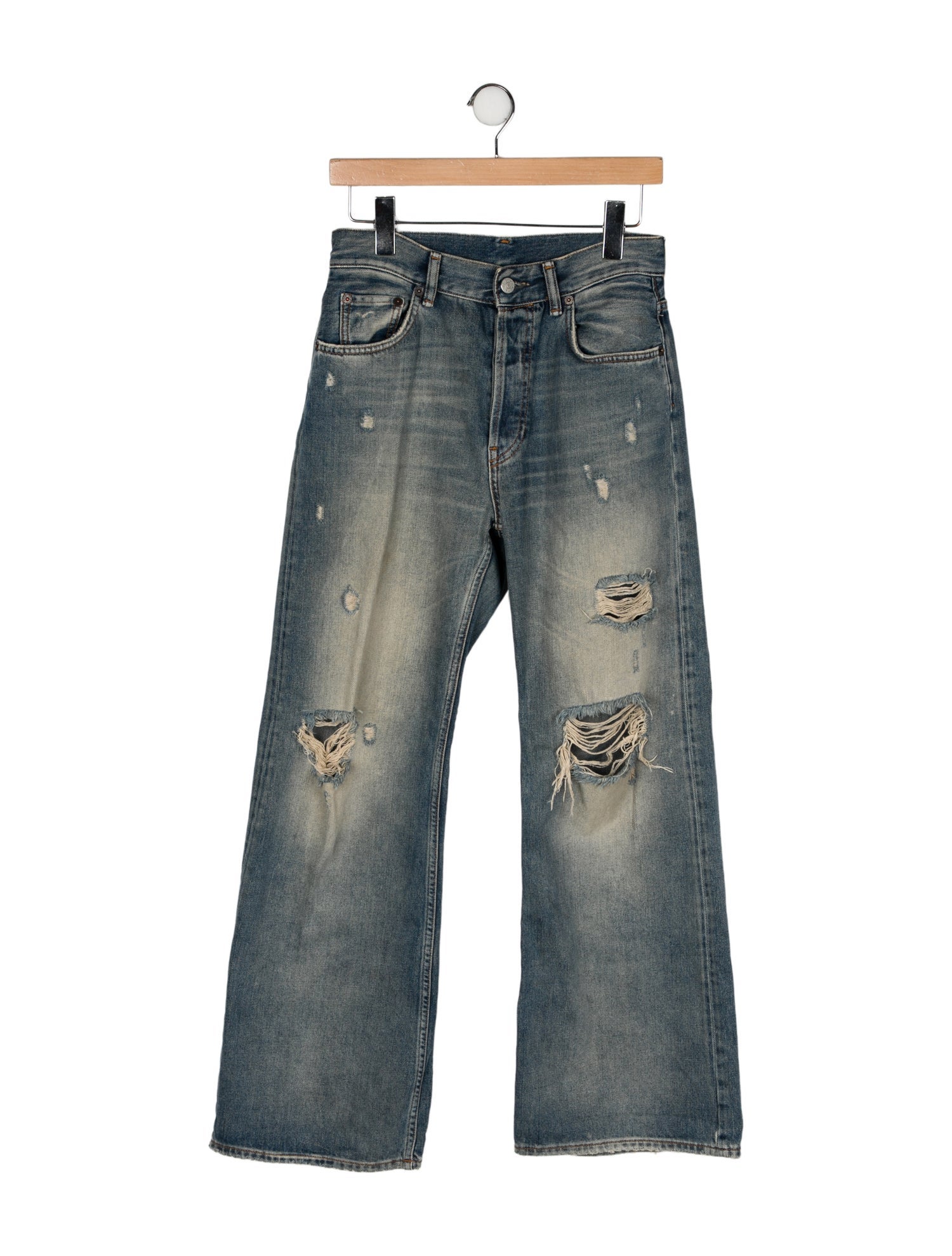 Acne Studios High-Rise Wide Leg Jeans