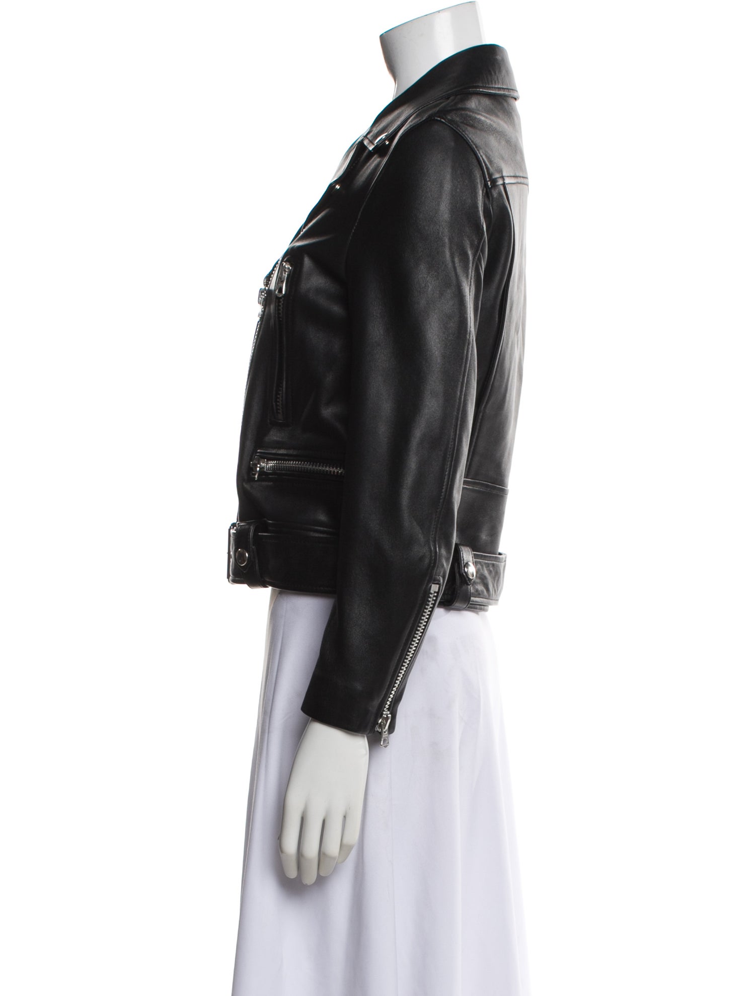 Acne Studios Lamb Leather Biker Jacket