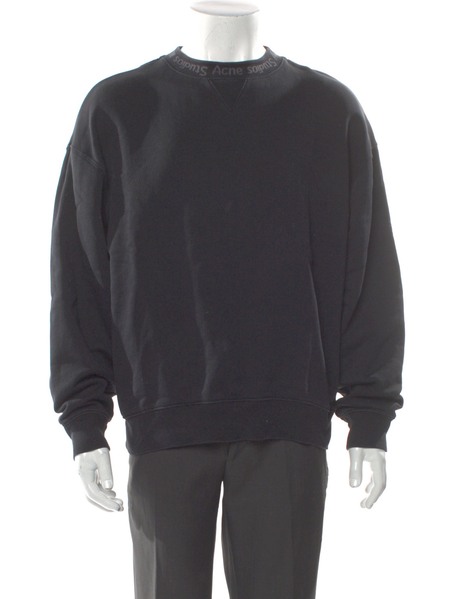 Acne Studios Crew Neck Long Sleeve Sweatshirt