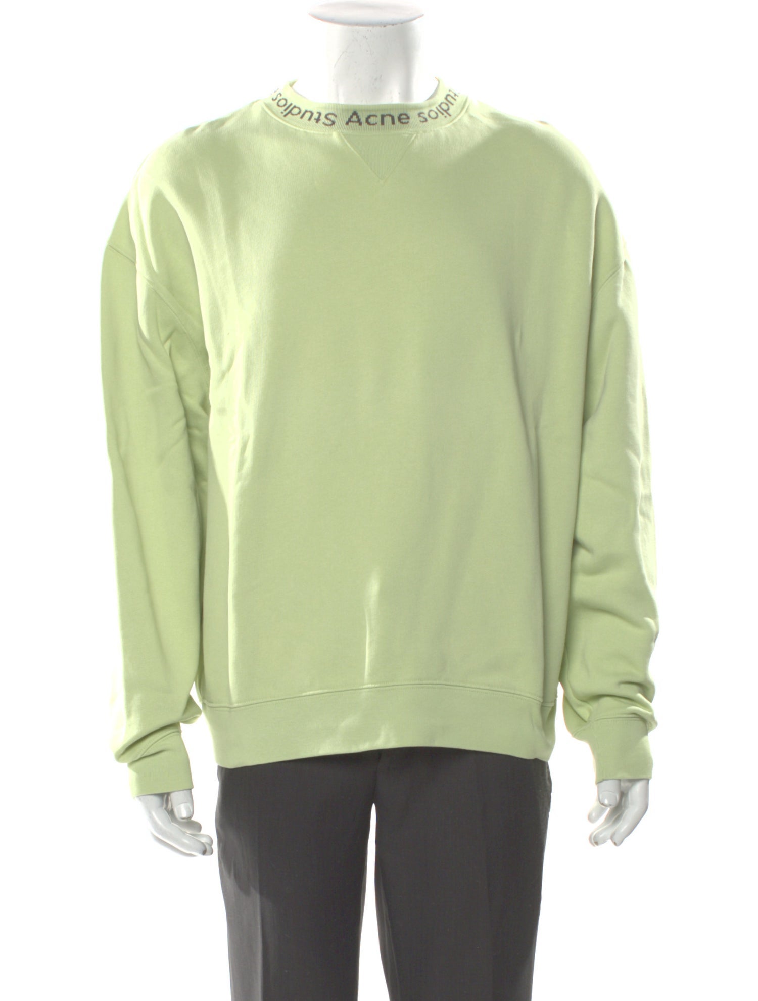 Acne Studios Crew Neck Long Sleeve Sweatshirt