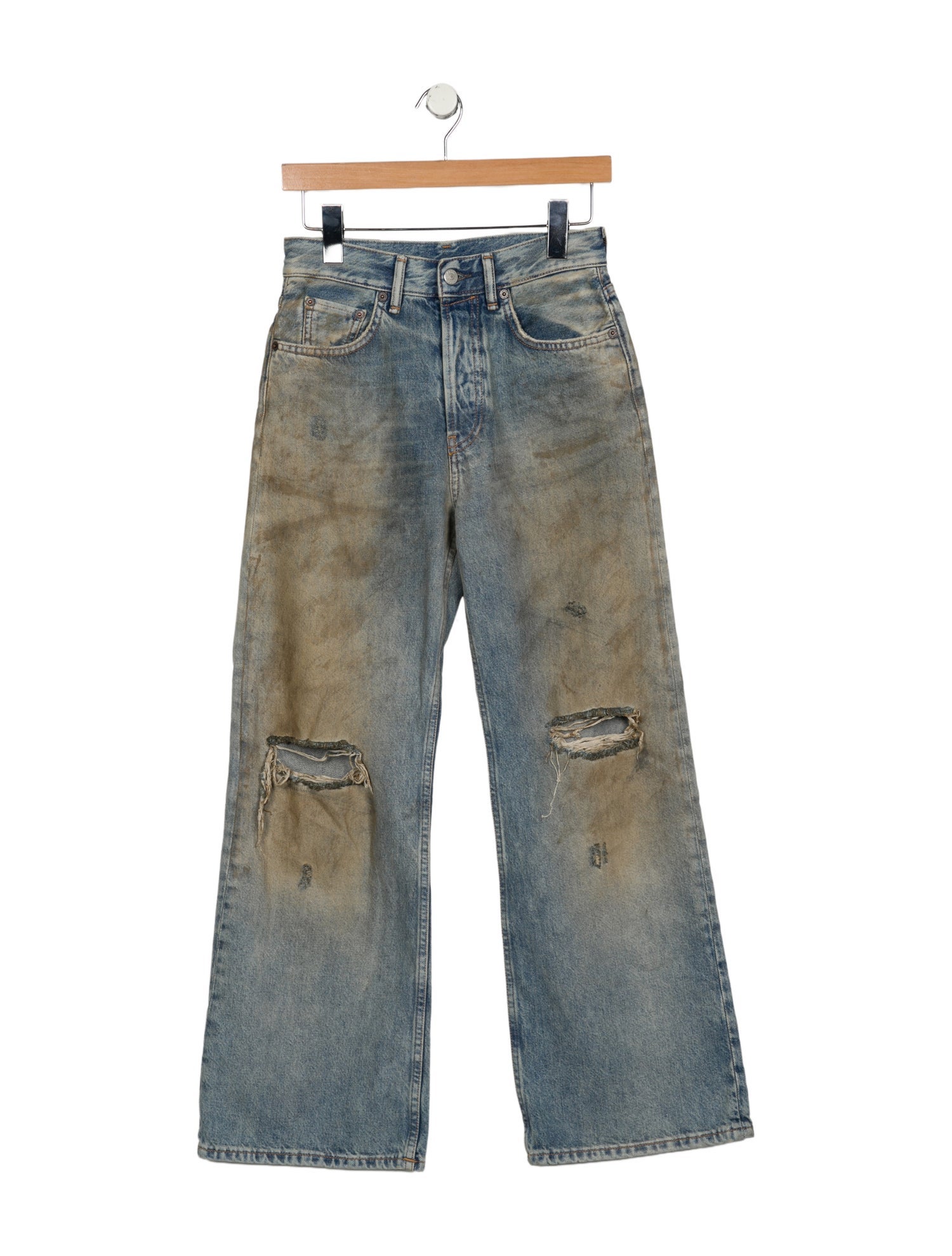 Acne Studios Mid-Rise Wide Leg Jeans
