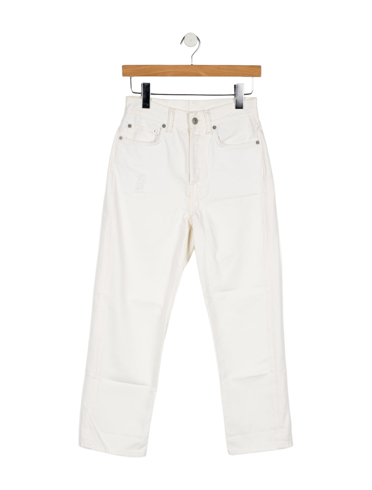 Acne Studios High-Rise Straight Leg Jeans