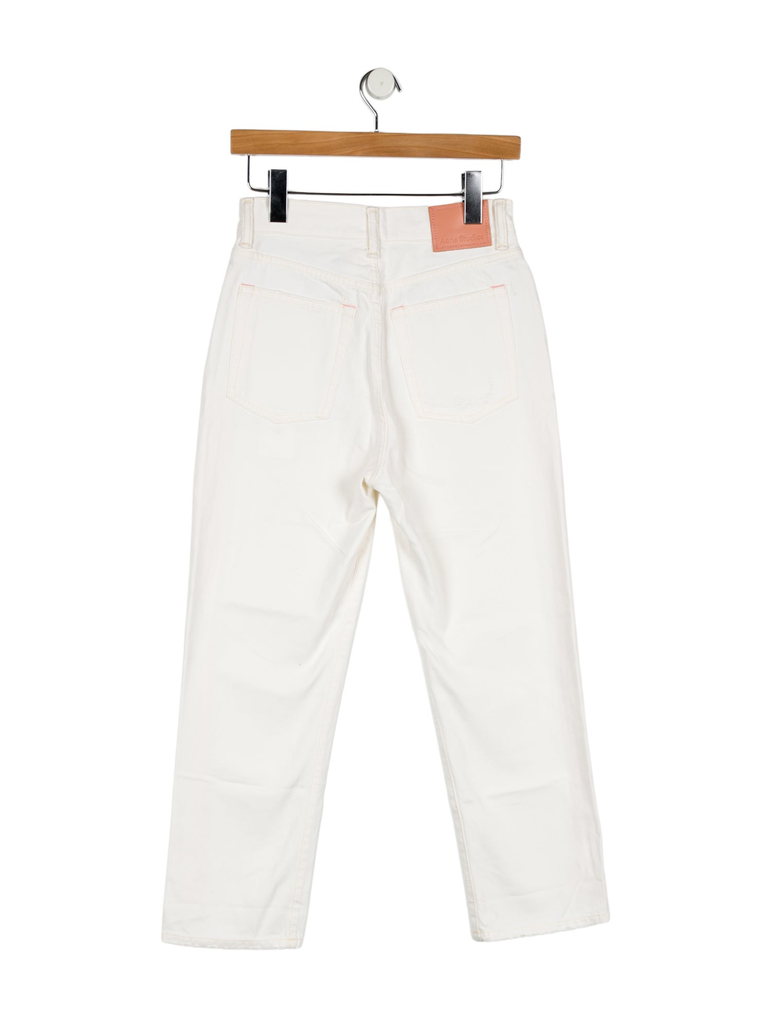 Acne Studios High-Rise Straight Leg Jeans