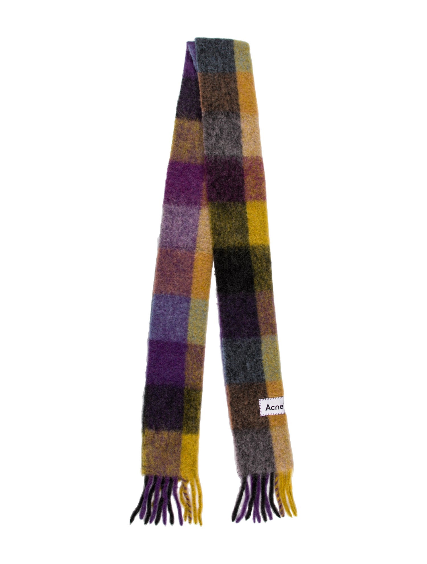 Acne Studios Mohair Striped Scarf