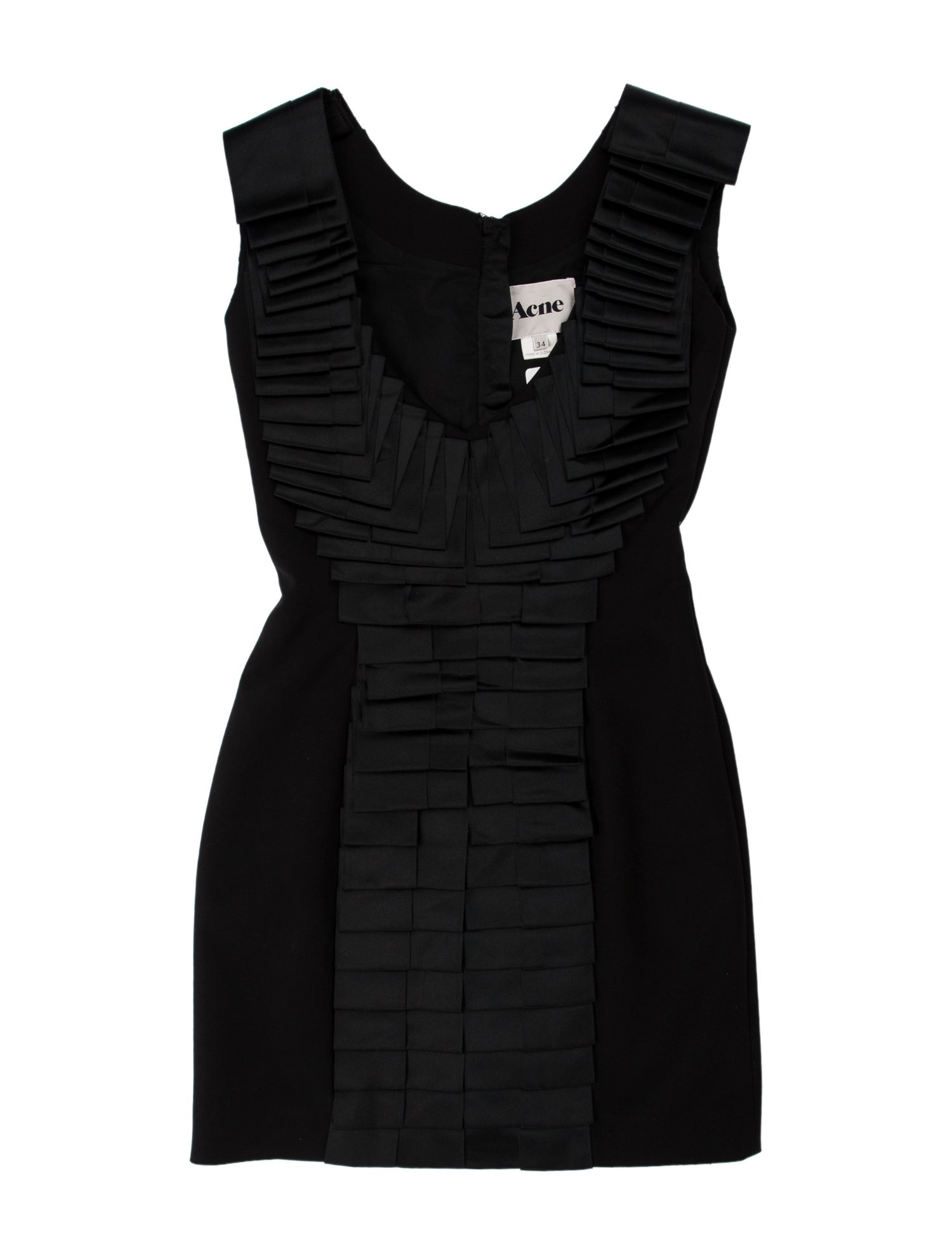 Acne Studios V-Neck Mini Dress