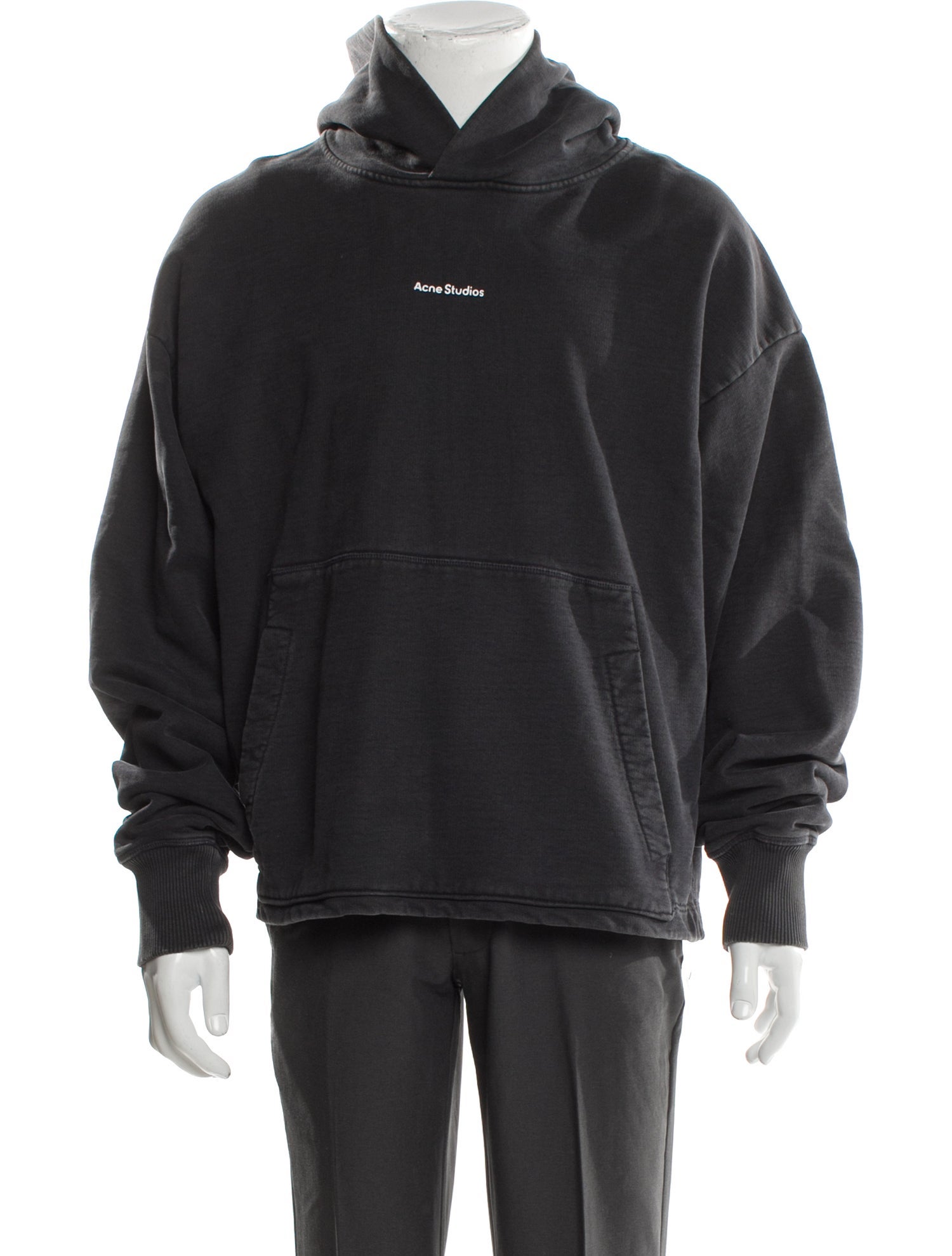 Acne Studios Graphic Print Crew Neck Hoodie