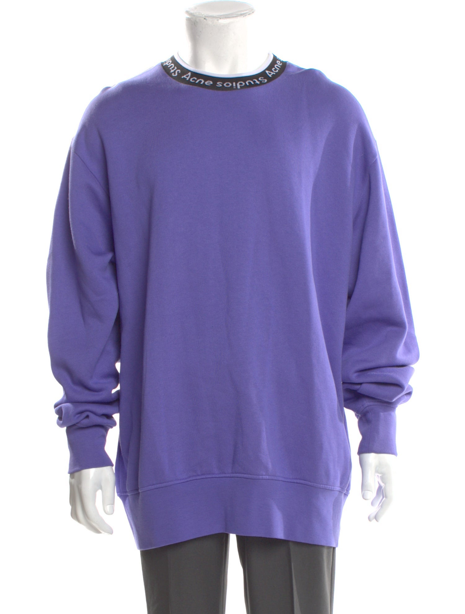 Acne Studios Crew Neck Long Sleeve Sweatshirt