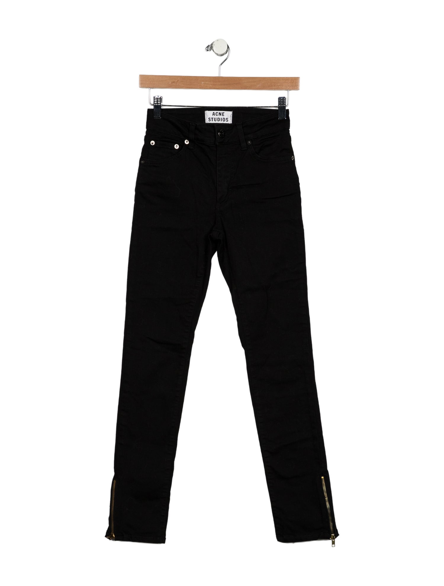 Acne Studios Mid-Rise Straight Leg Jeans