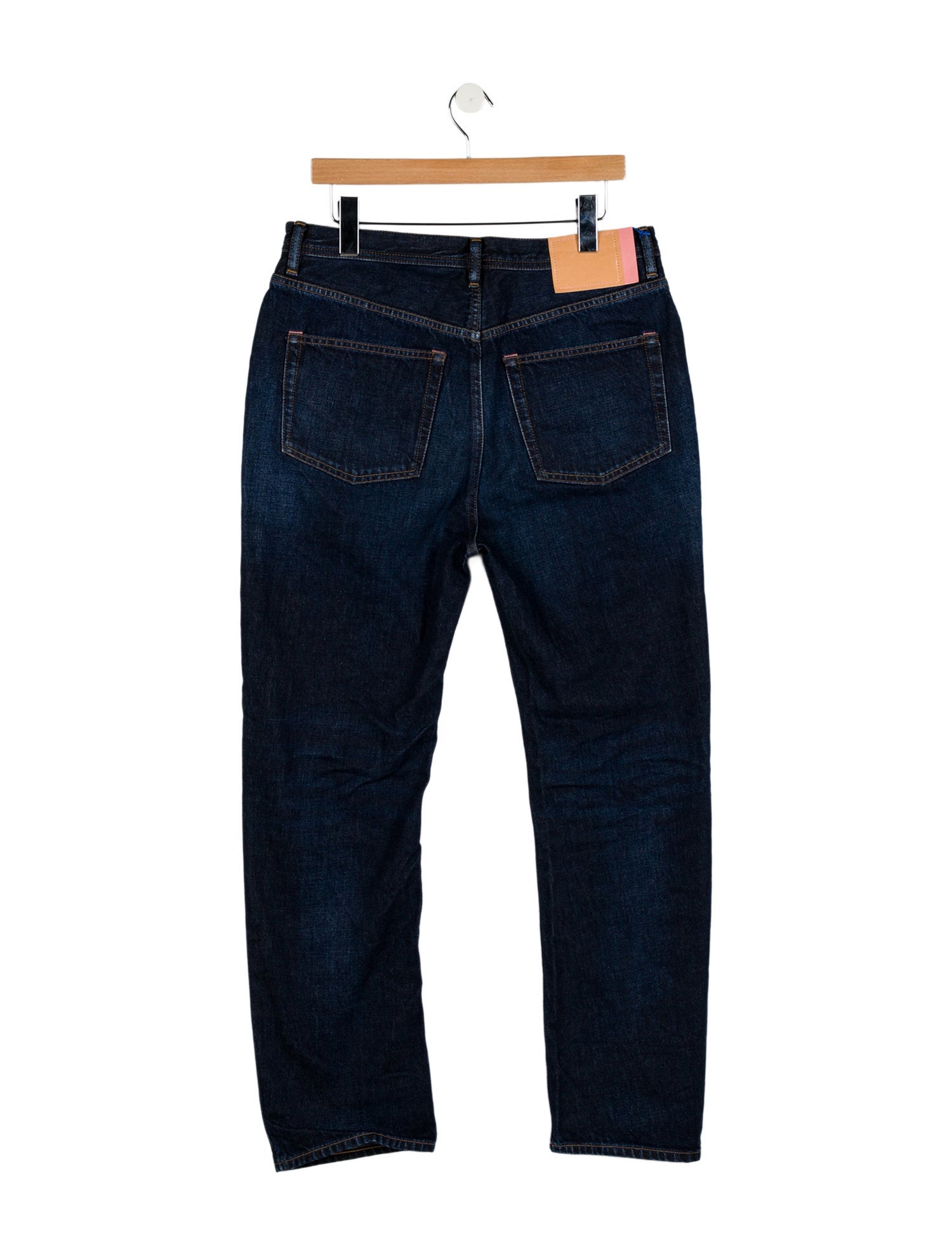 Acne Studios High-Rise Straight Leg Jeans