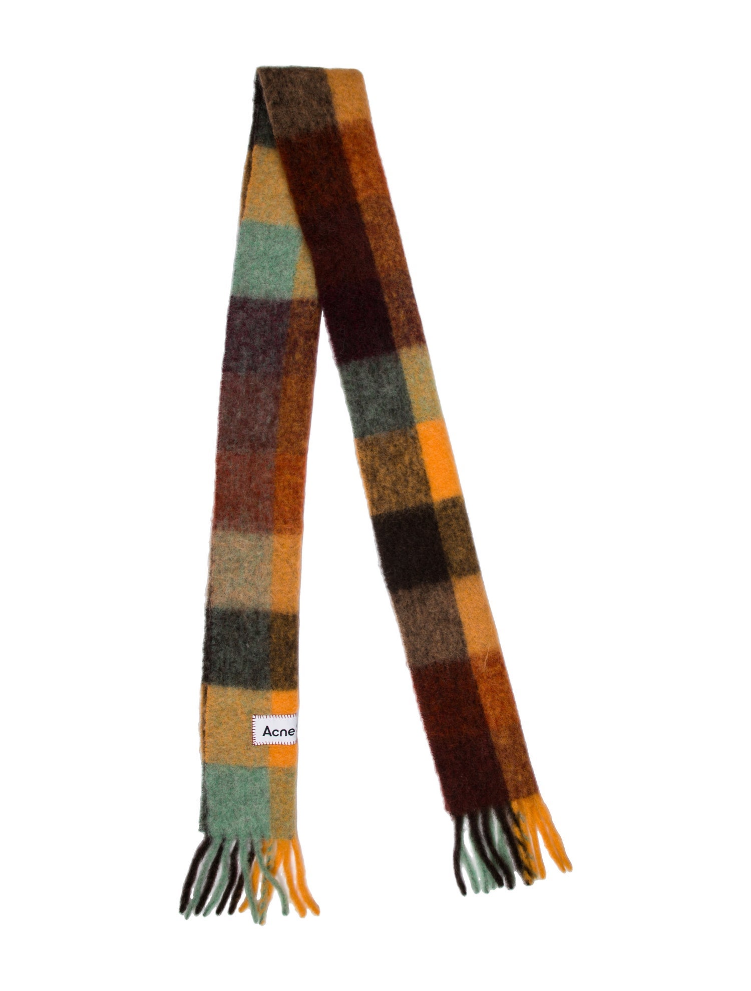 Acne Studios Alpaca Striped Scarf