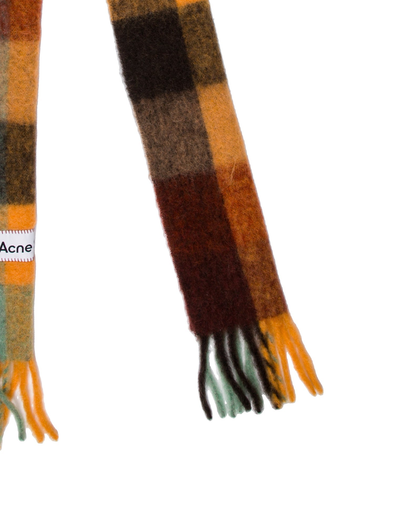 Acne Studios Alpaca Striped Scarf