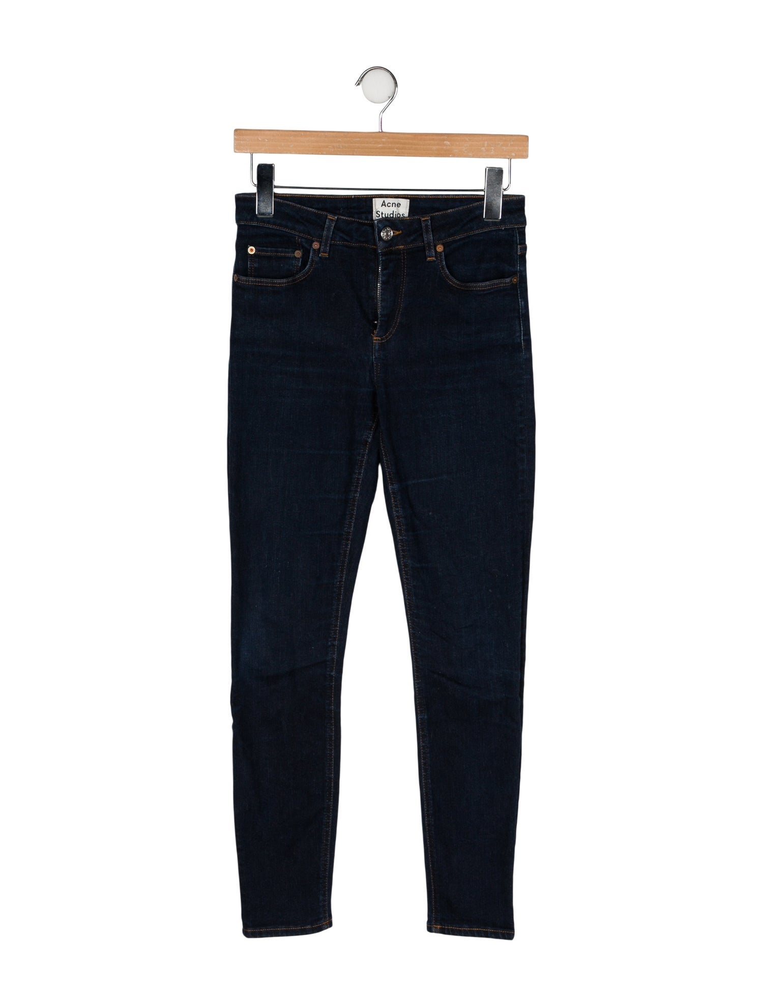 Acne Studios Mid-Rise Skinny Leg Jeans