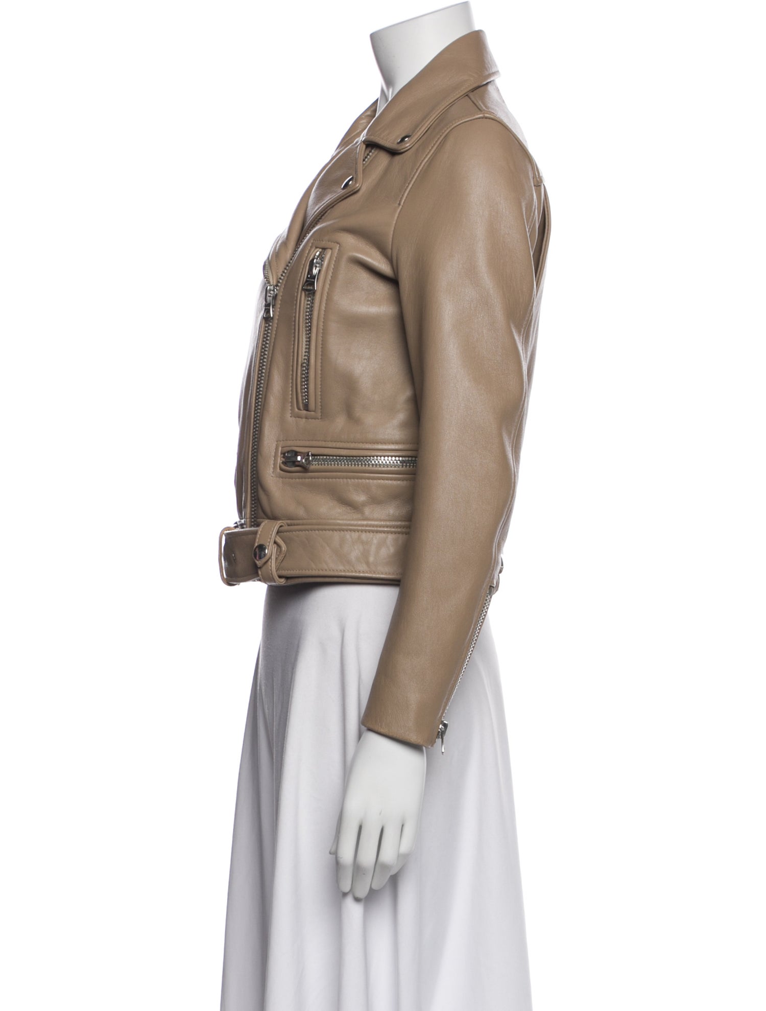 Acne Studios Lamb Leather Biker Jacket