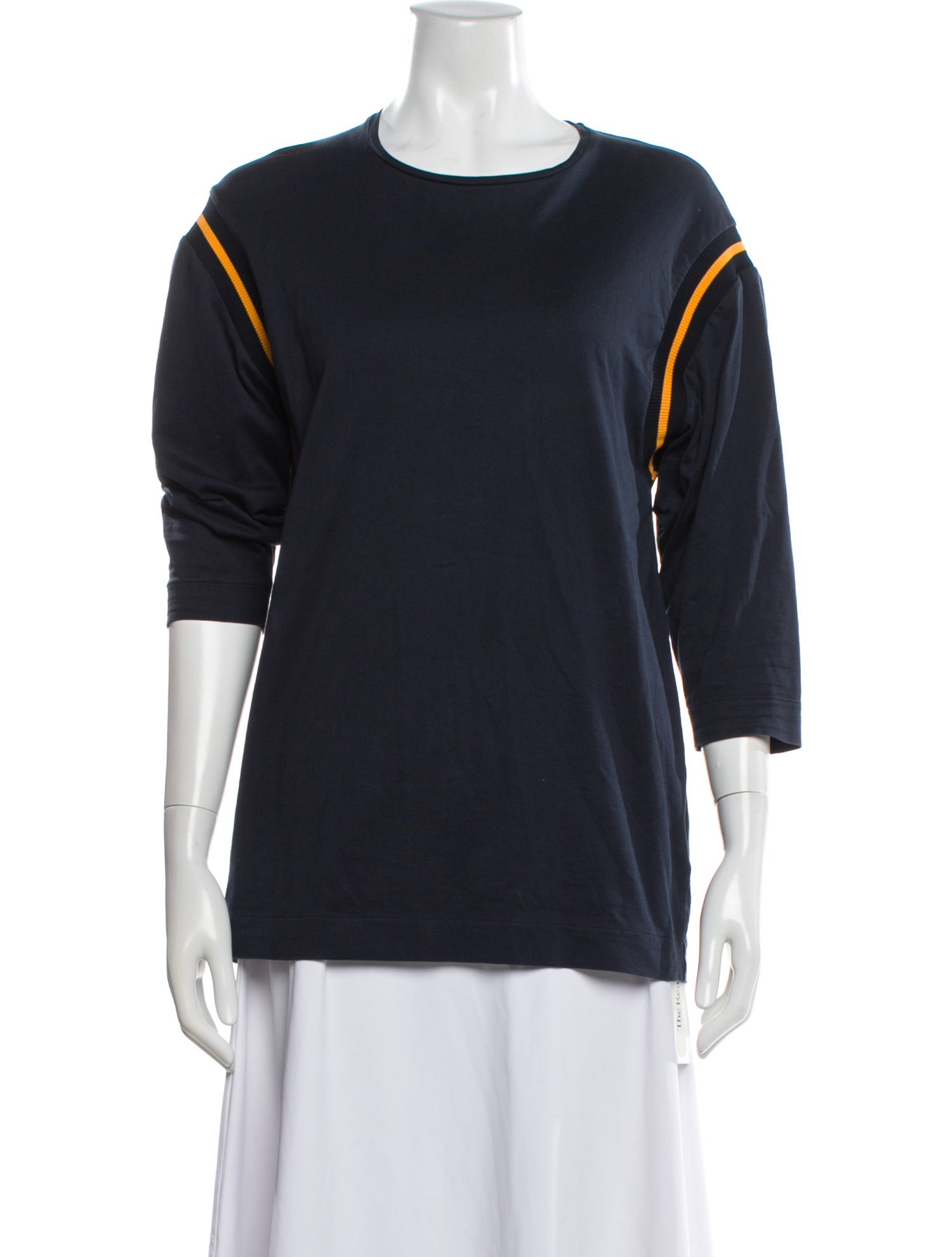 Acne Studios Crew Neck Three-Quarter Sleeve T-Shirt