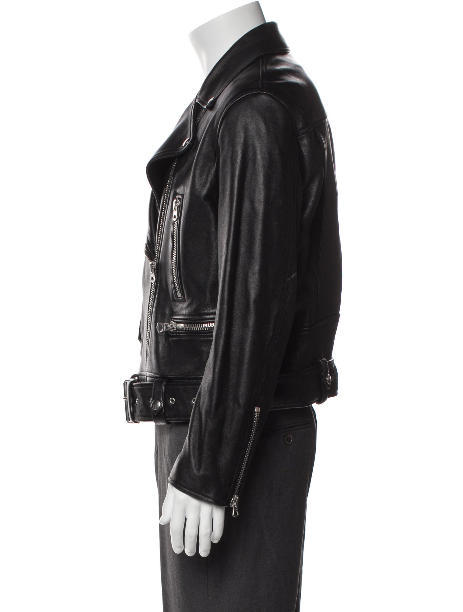 Acne Studios Lamb Leather Moto Jacket