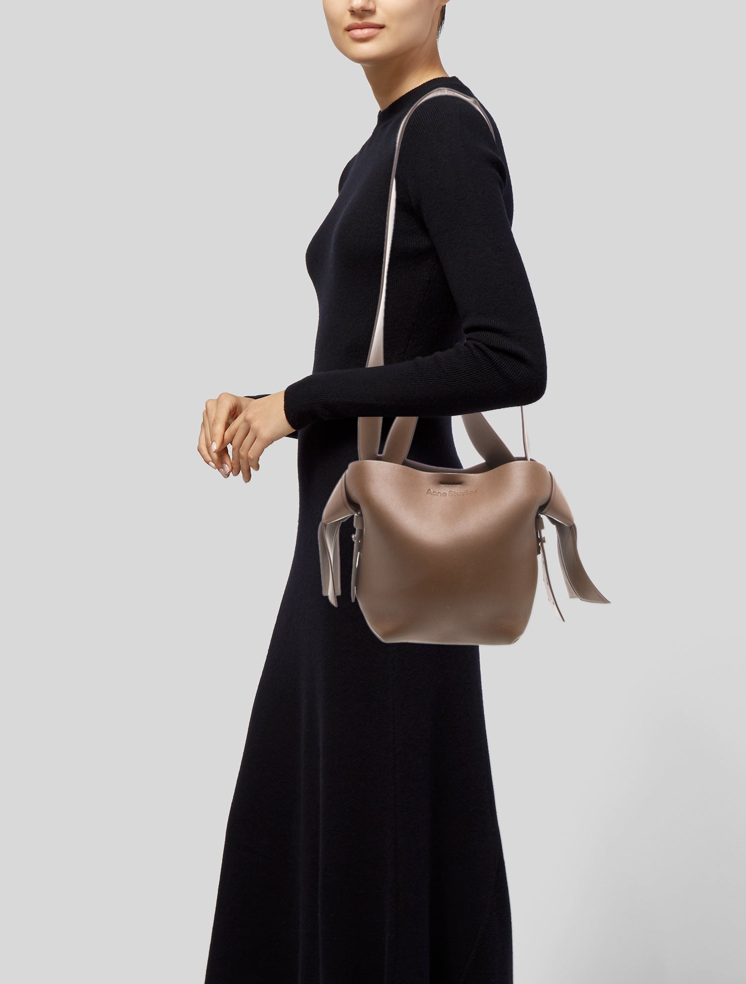 Acne Studios Leather Musubi Mini w/ Tags - Brown Shoulder Bags