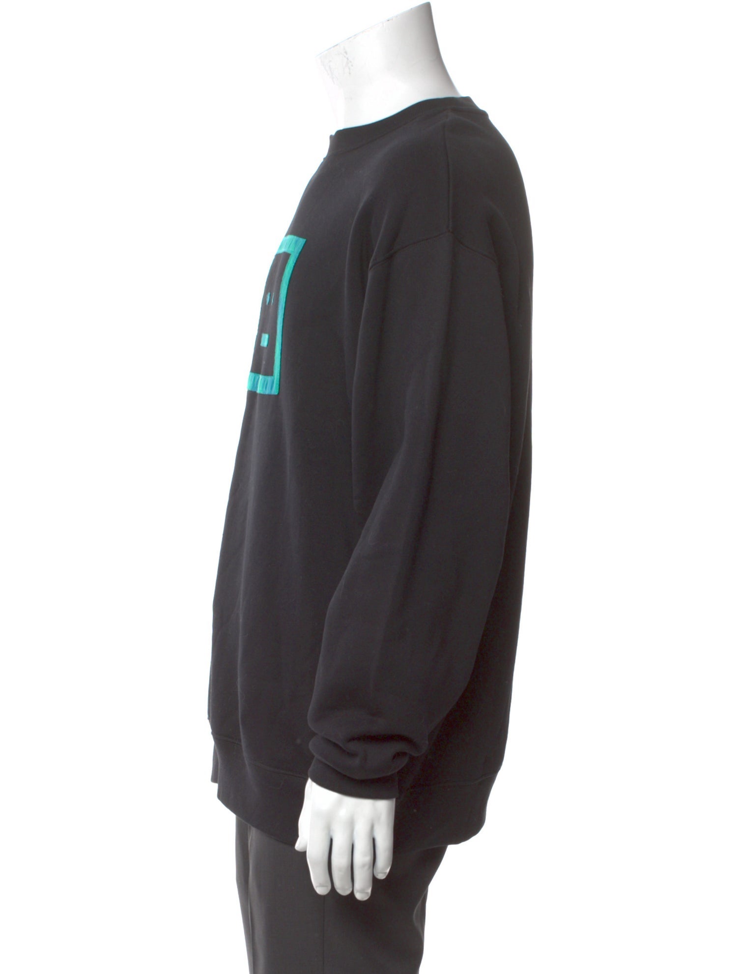 Acne Studios Graphic Print Crew Neck Pullover